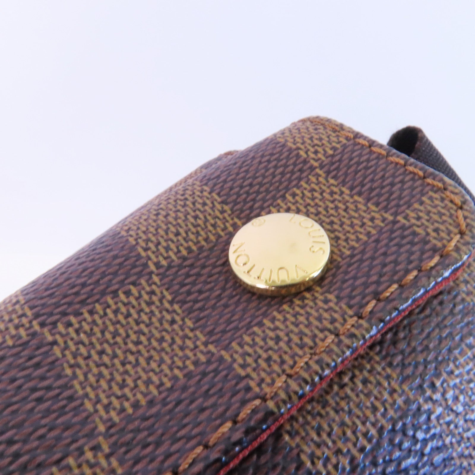 LOUIS VUITTON Damier Naviglio金扣肩背袋