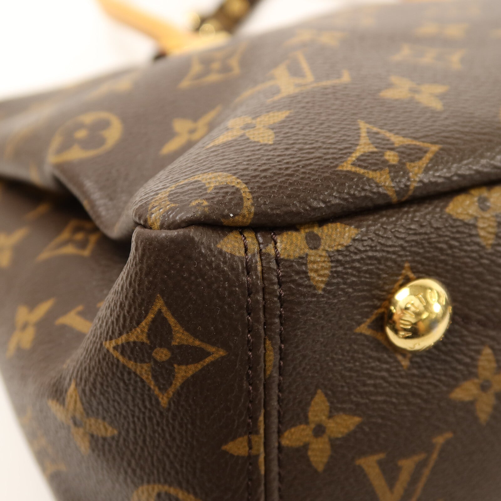 LOUIS VUITTON Monogram Pallas金扣手挽肩背兩用袋