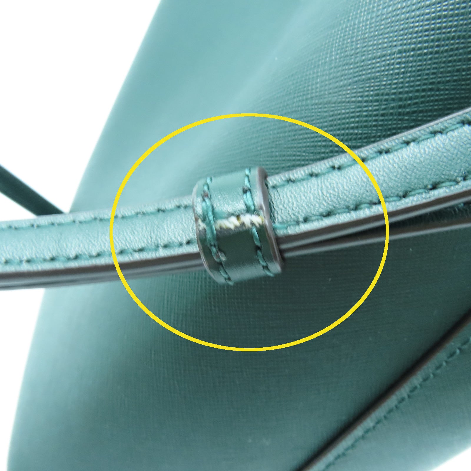 Michael Kors 牛皮皮革2 Way Shoulder金扣手挽肩背两用袋绿色