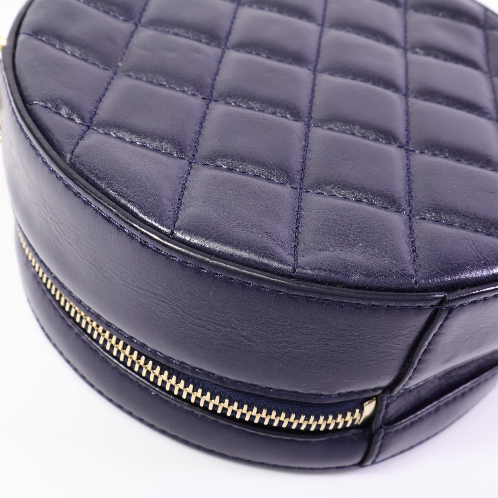 CHANEL 牛皮皮革Round Clutch With Chain肩背袋