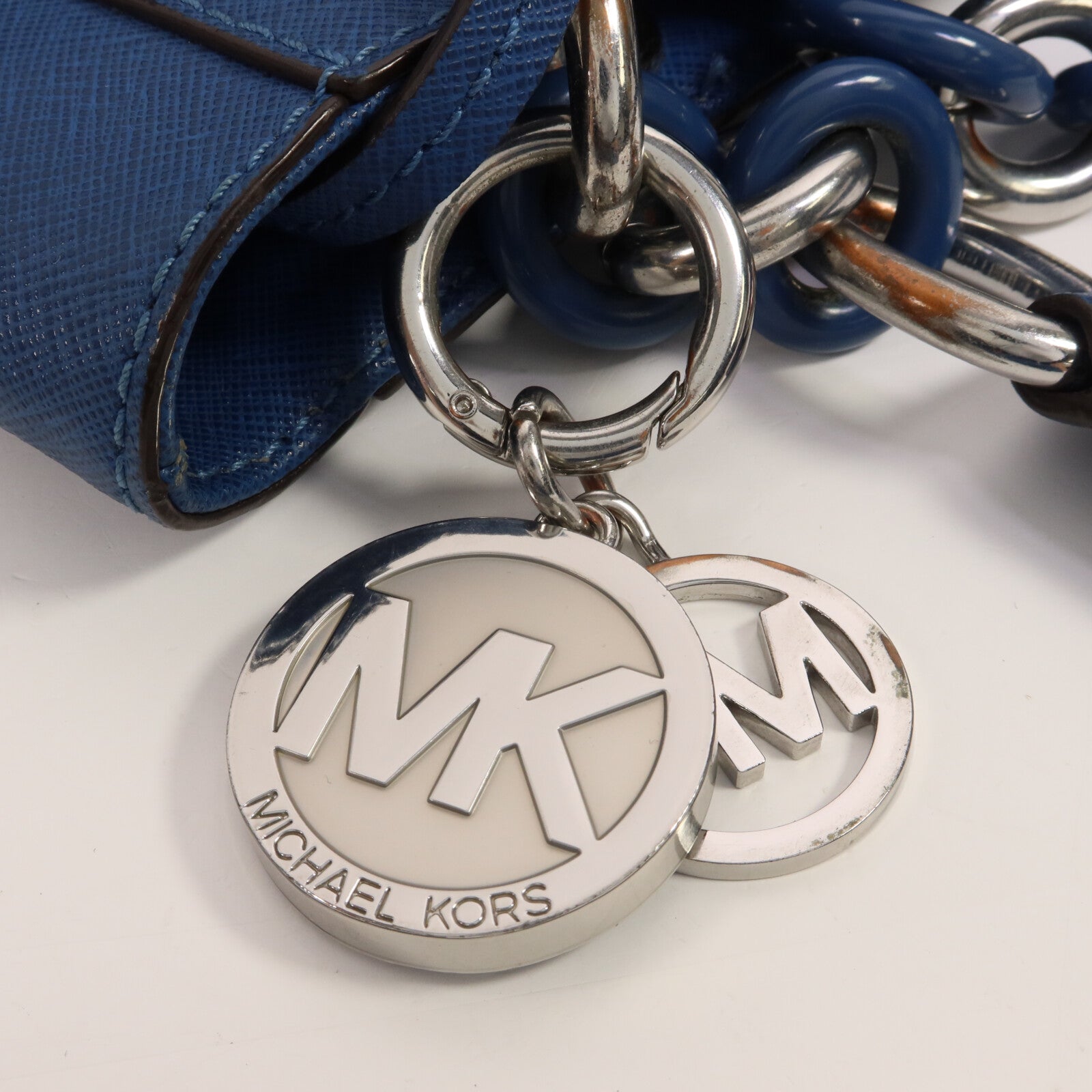 Michael Kors 牛皮皮革2 Way Shoulder鏈帶手挽肩背兩用袋