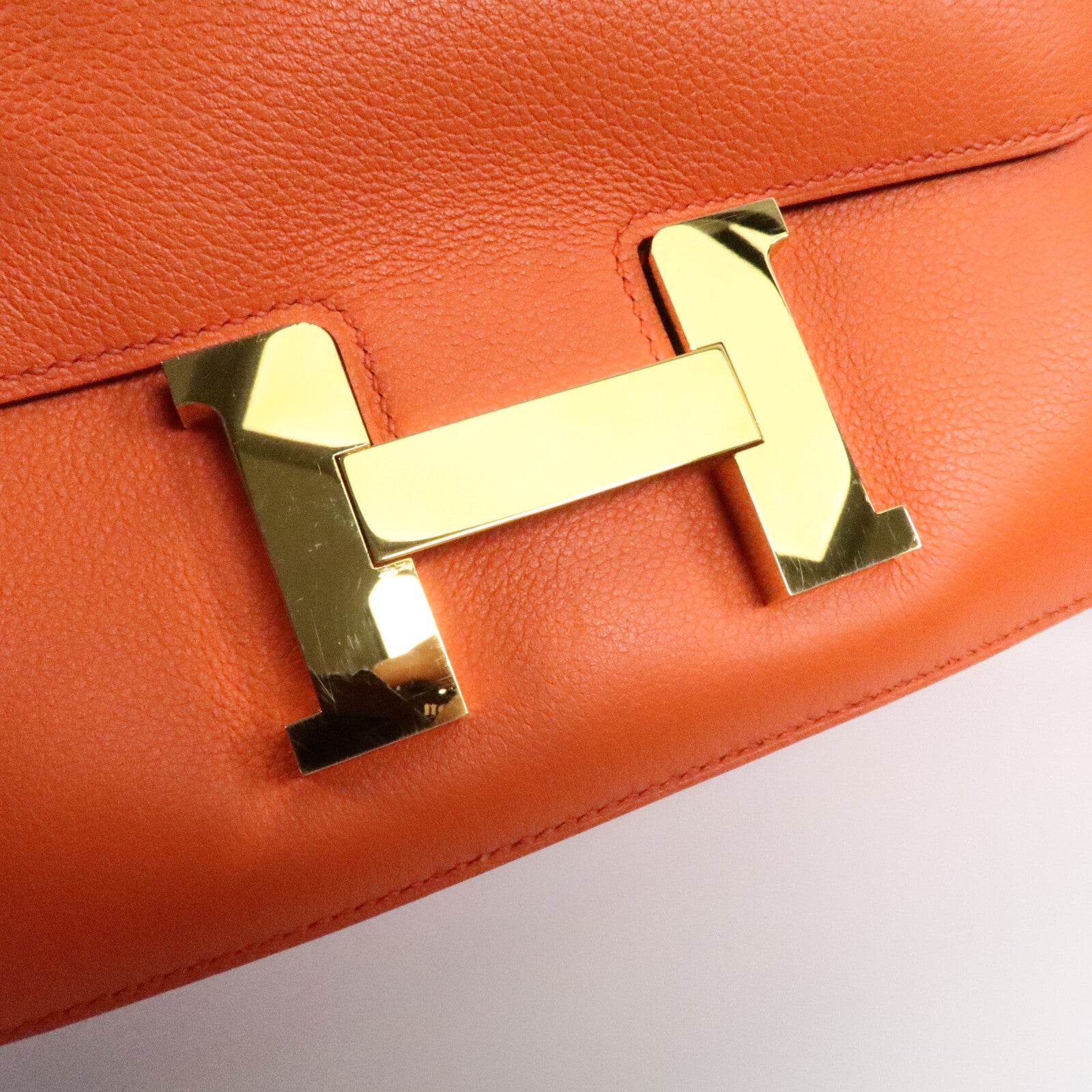 HERMES Evercolor皮革Constance 24肩背袋