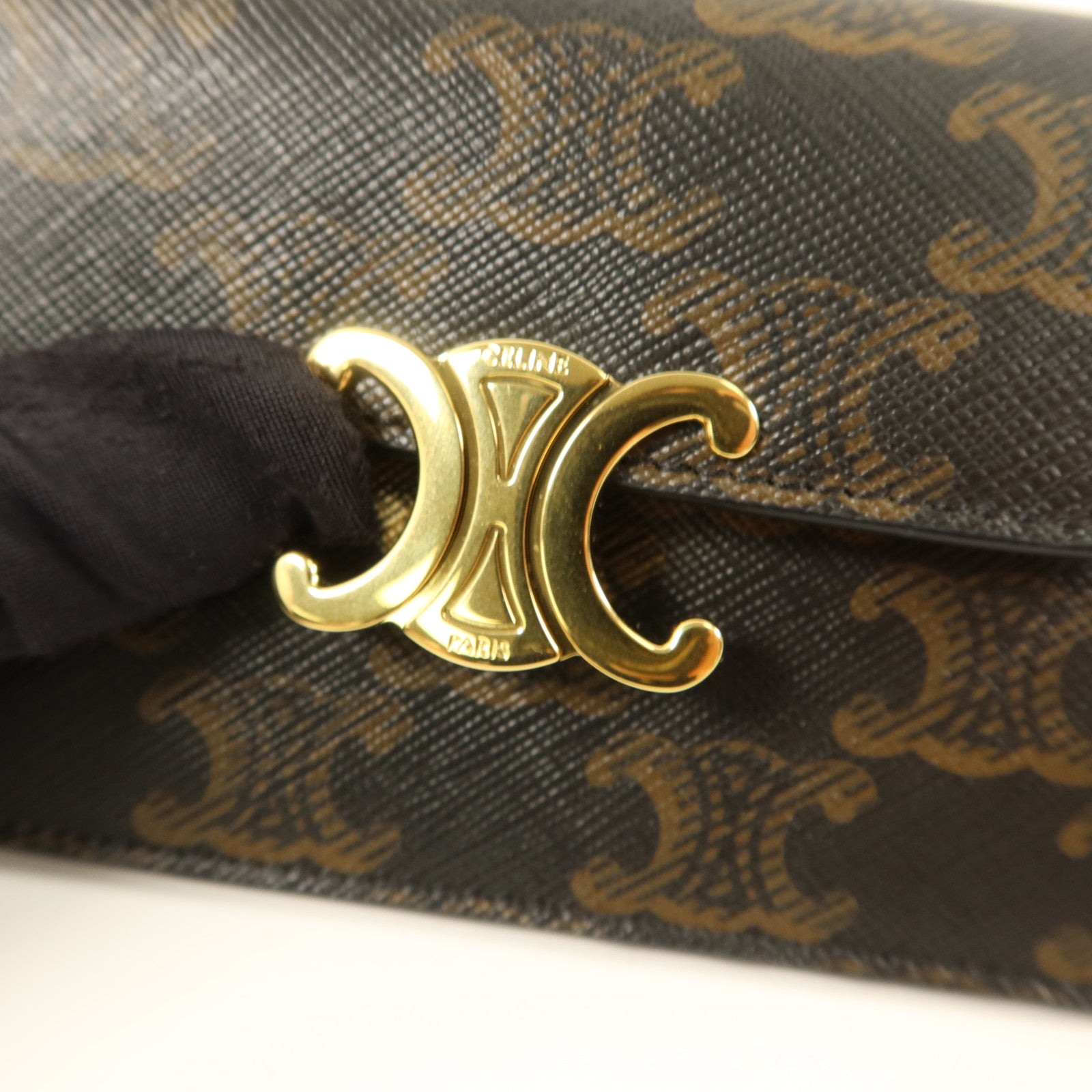CELINE 塗層帆布Card Case金扣卡片套