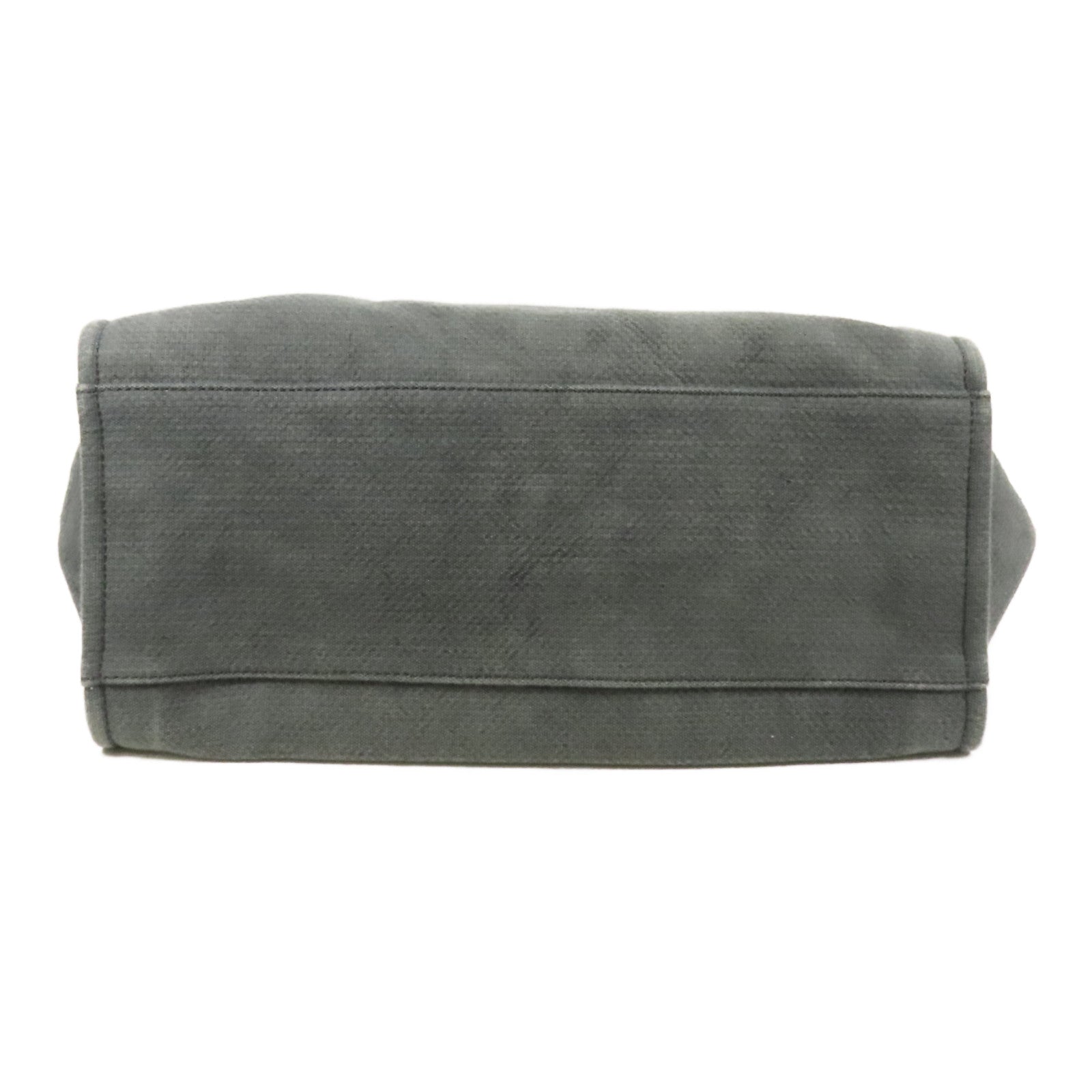 CHANEL 帆布Deauville Tote銀扣鏈帶手挽肩背兩用袋