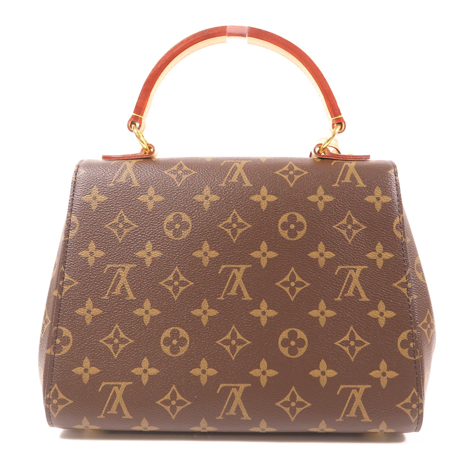 LOUIS VUITTON Monogram Cluny BB金扣手挽肩背兩用袋