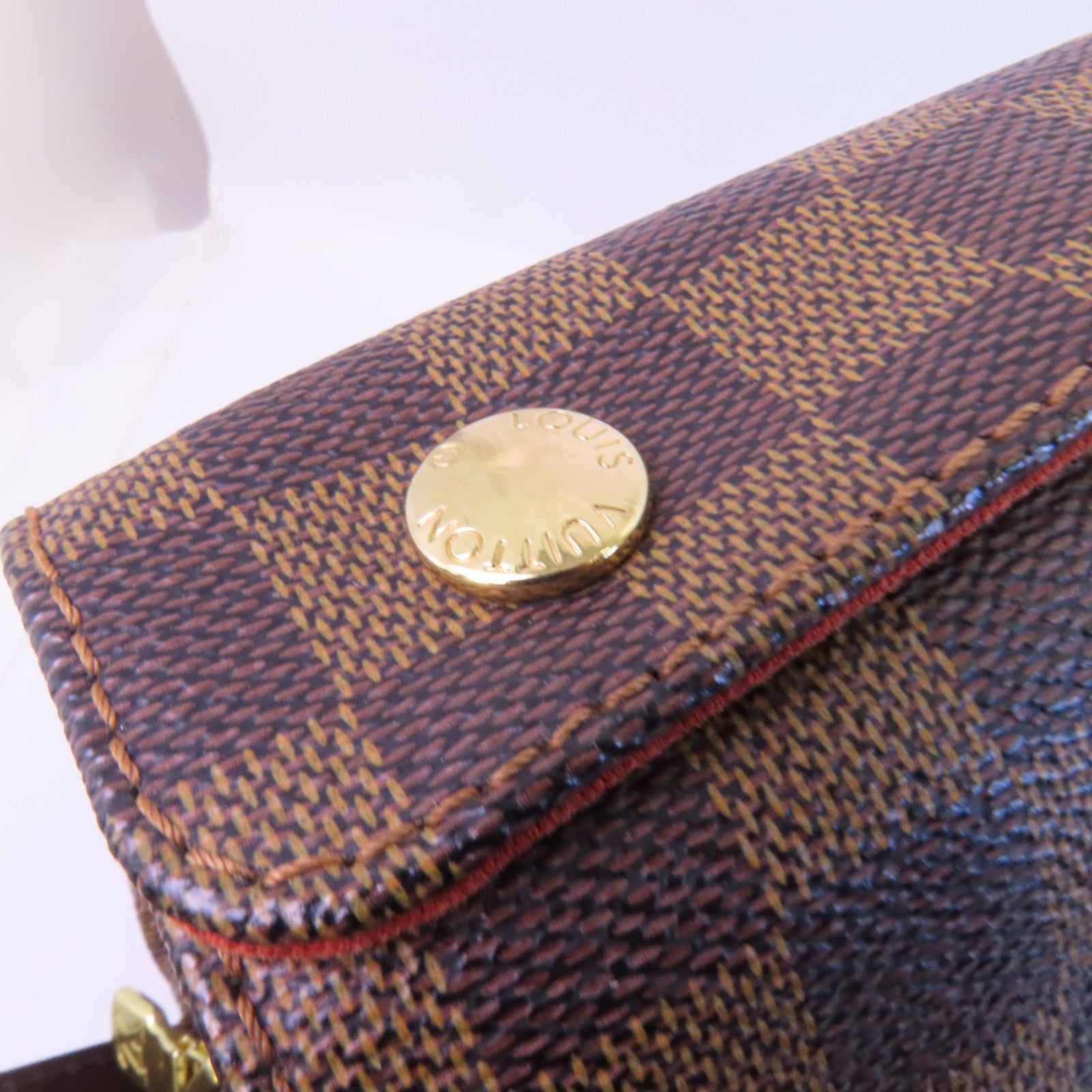 LOUIS VUITTON Damier Naviglio金扣肩背袋