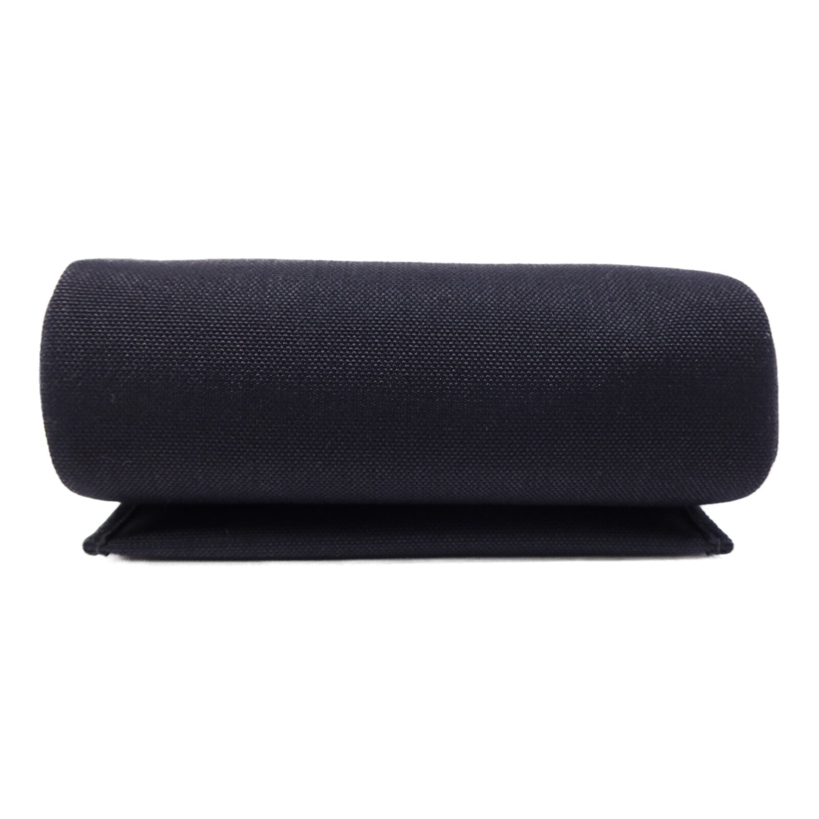HERMES 帆布Mini Herbag銀扣肩背袋Noir
