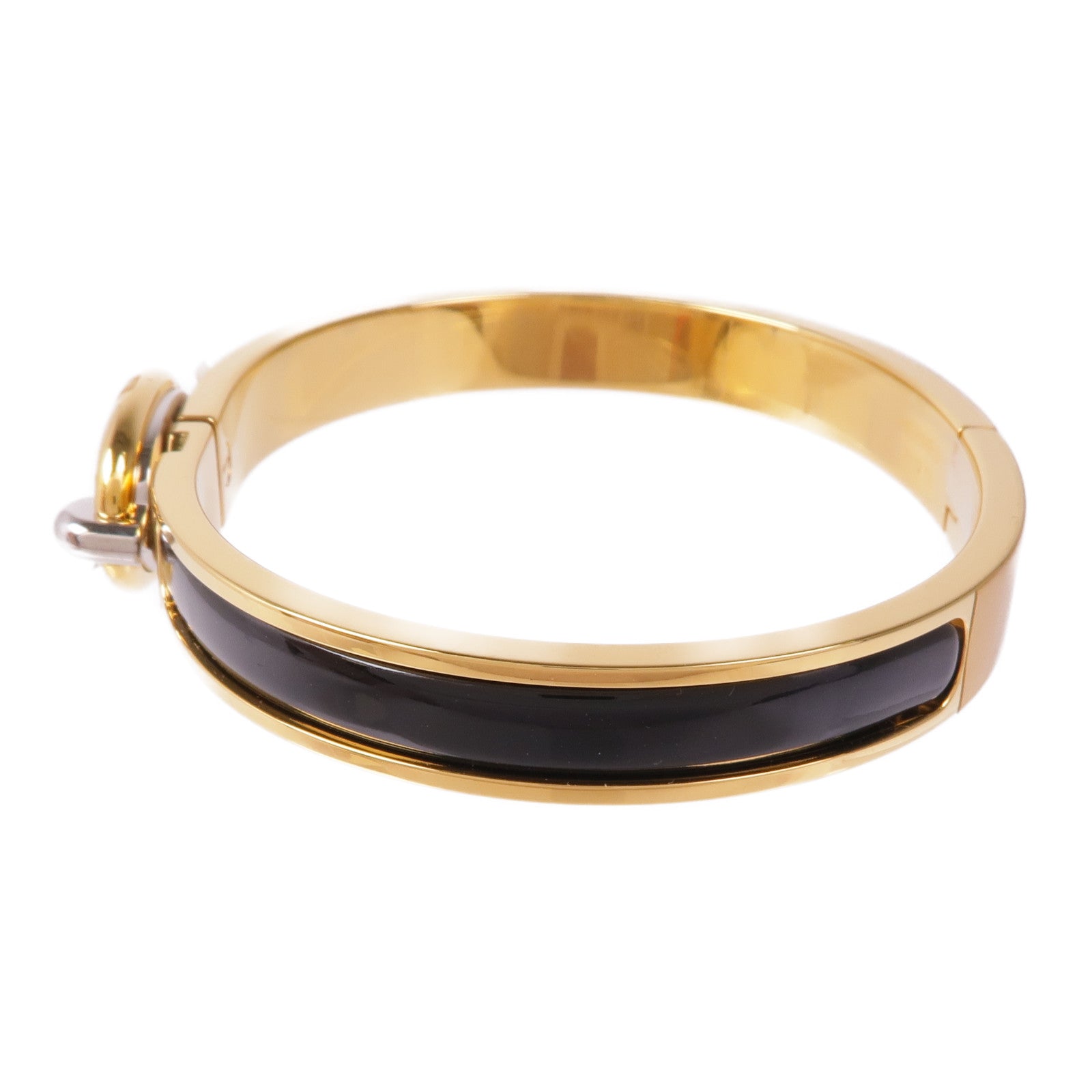 HERMES 金屬Mini Clic Chaine D'Ancre Bracelet手鐲Noir