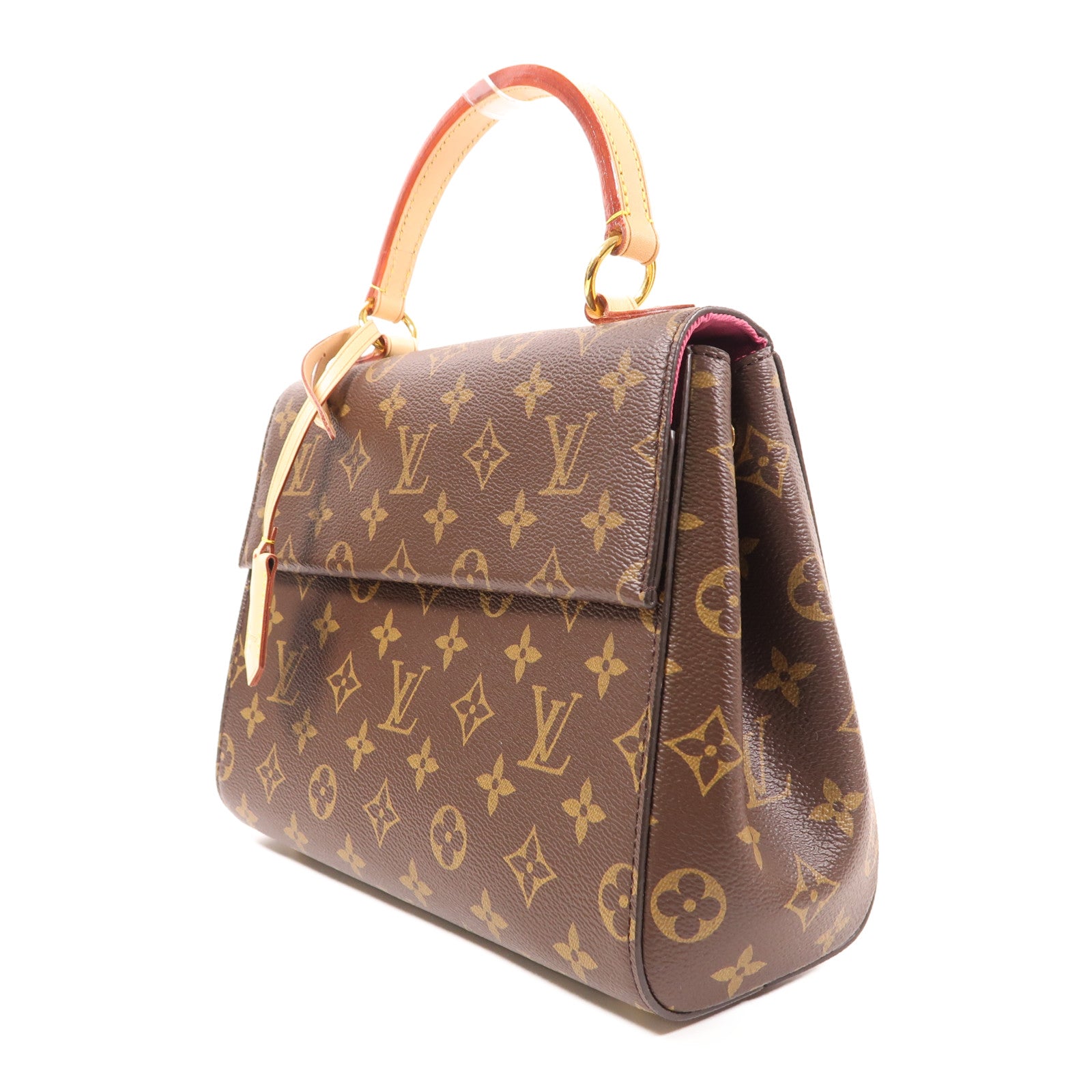 LOUIS VUITTON Monogram Cluny BB金扣手挽肩背兩用袋