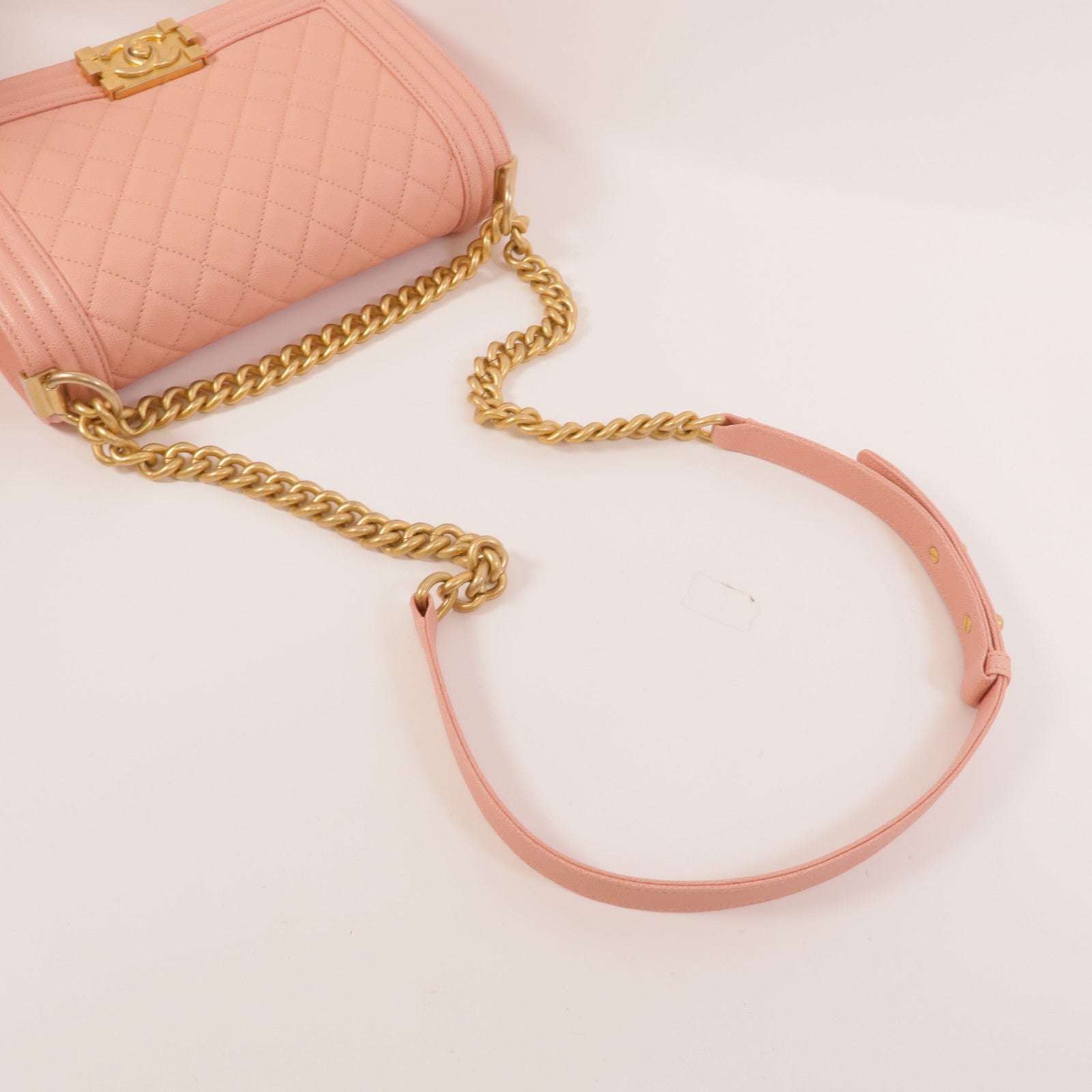 CHANEL 牛皮皮革Boy 25肩背袋
