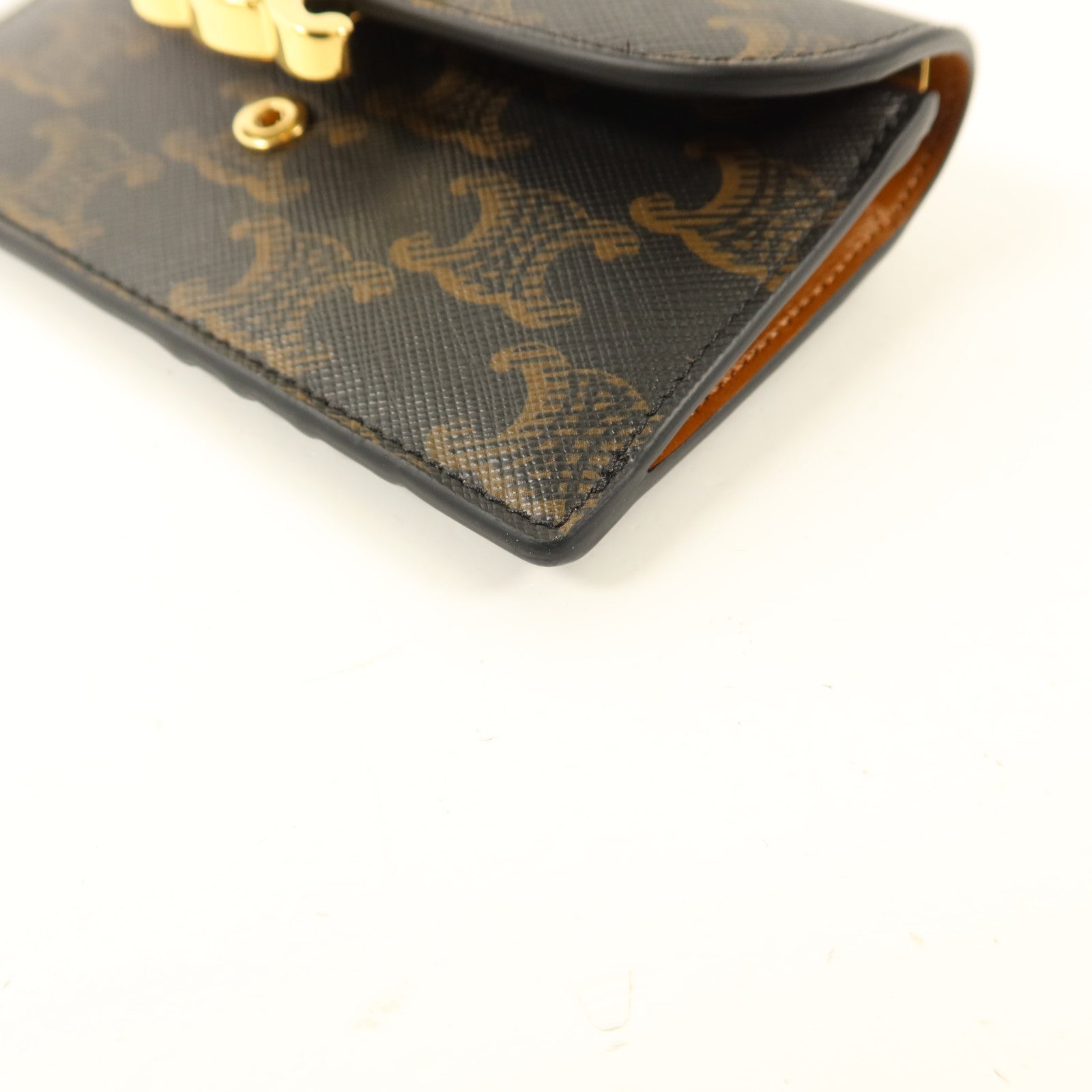 CELINE 塗層帆布Card Case金扣卡片套