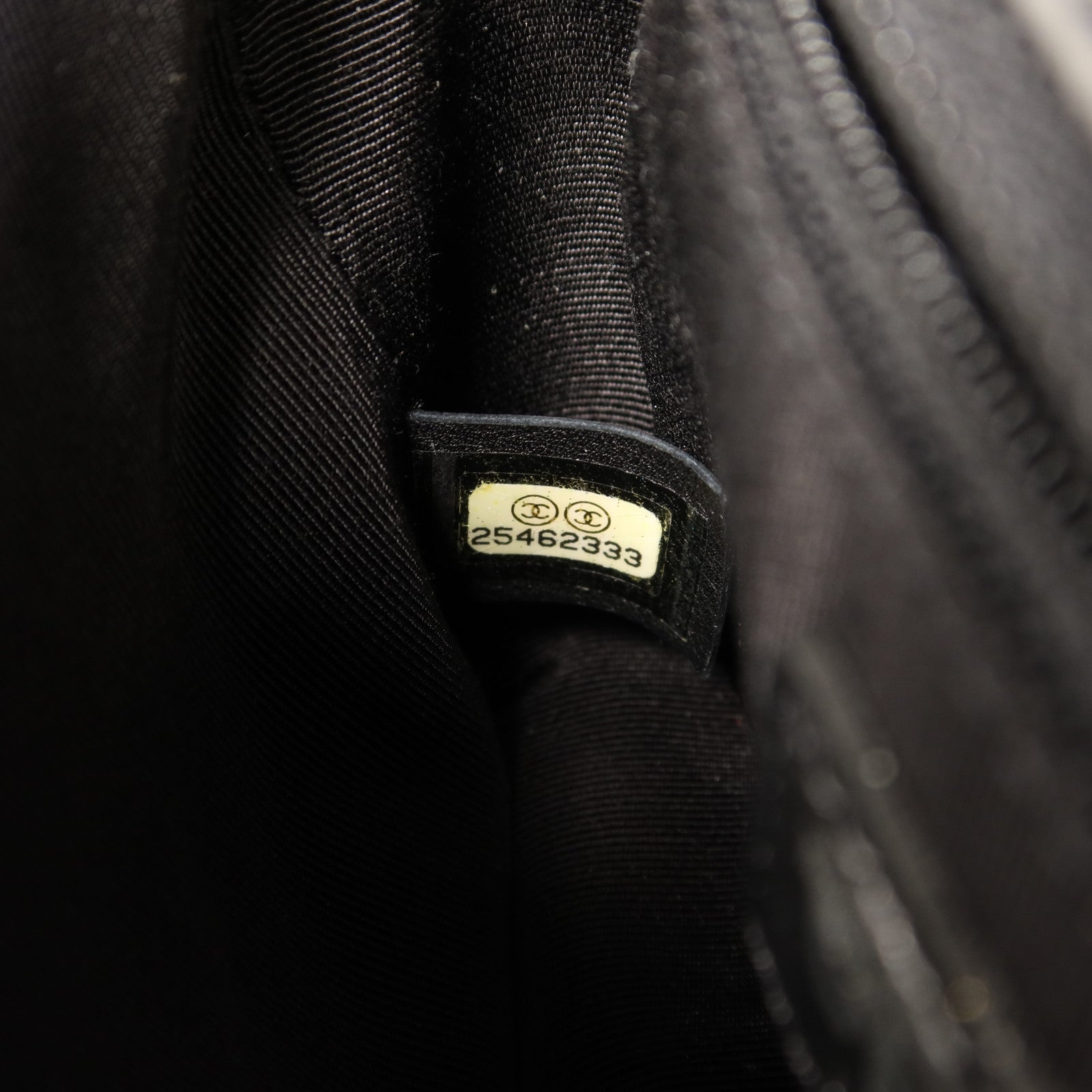 CHANEL 牛皮皮革Chain Shoulder銀扣鏈帶肩背袋