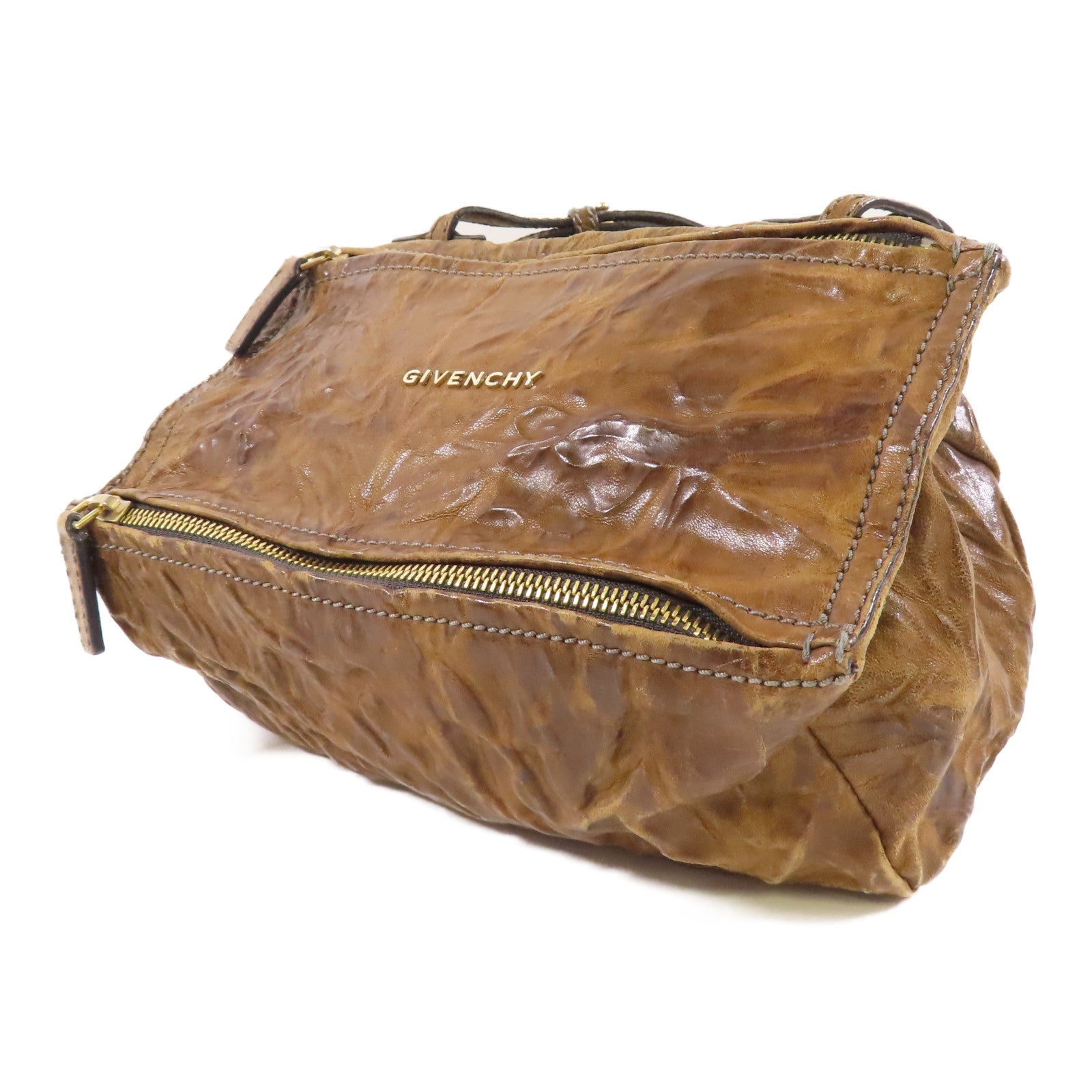 GIVENCHY 牛皮皮革Pandora Mini銀扣肩背袋