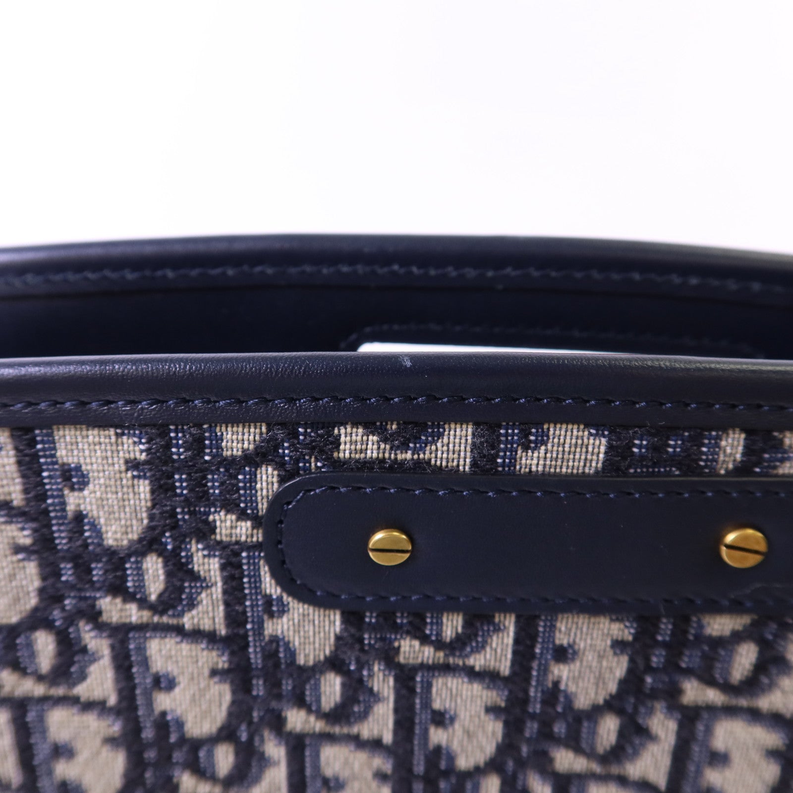 Dior 帆布Shoulder Bag金扣肩背袋