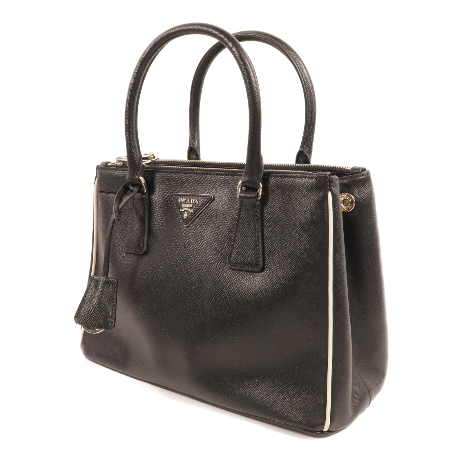PRADA Saffiano皮革2Way Shoulder手挽肩背兩用袋