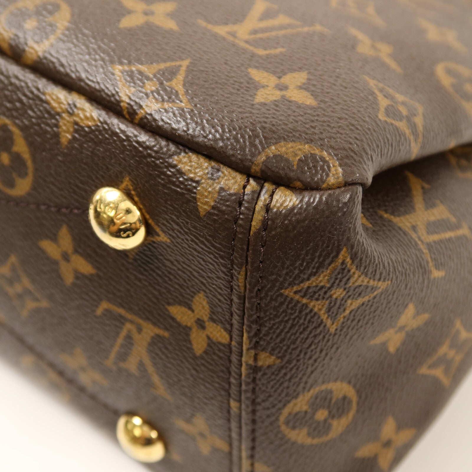 LOUIS VUITTON Monogram Pallas金扣手挽肩背兩用袋
