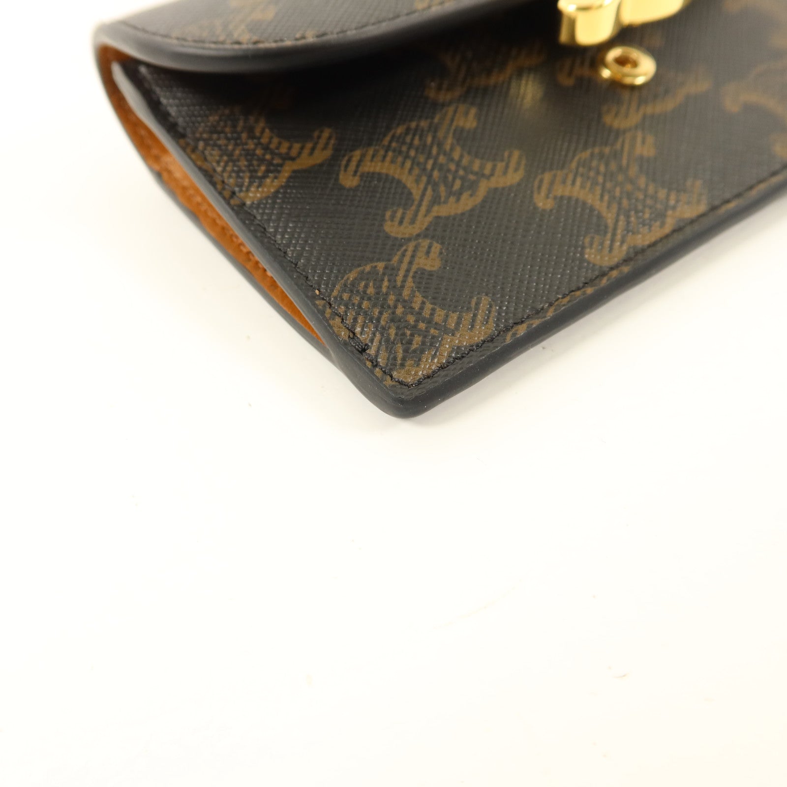 CELINE 塗層帆布Card Case金扣卡片套