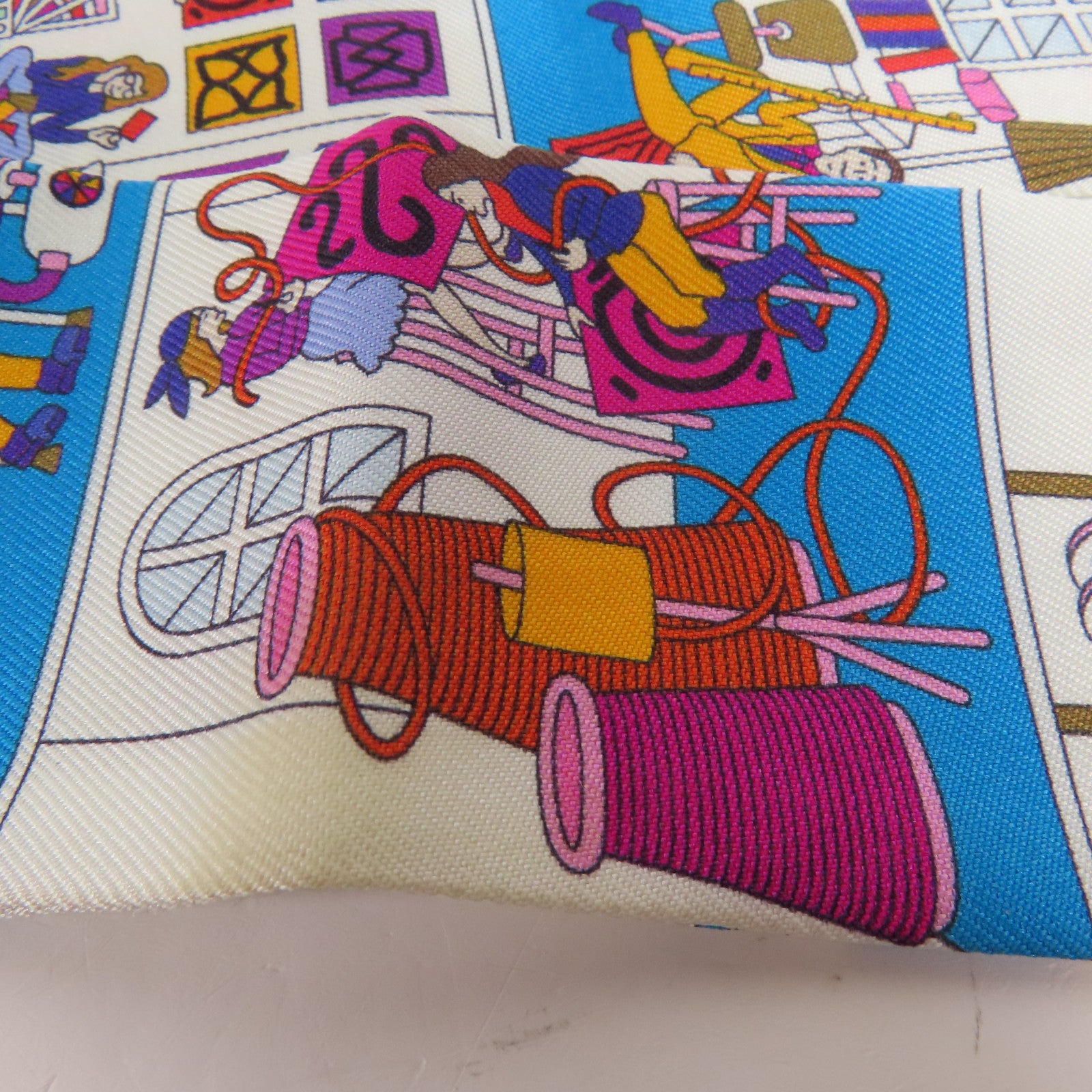 HERMES 【激減優惠】絲質Twilly絲巾