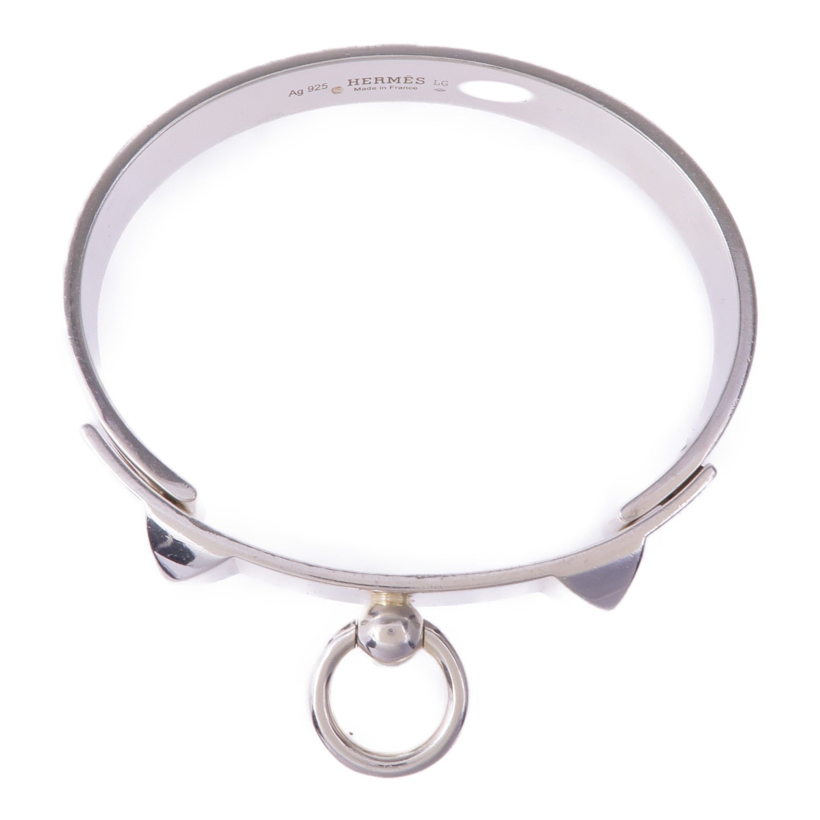 HERMES 925純銀Collier De Chien手鐲