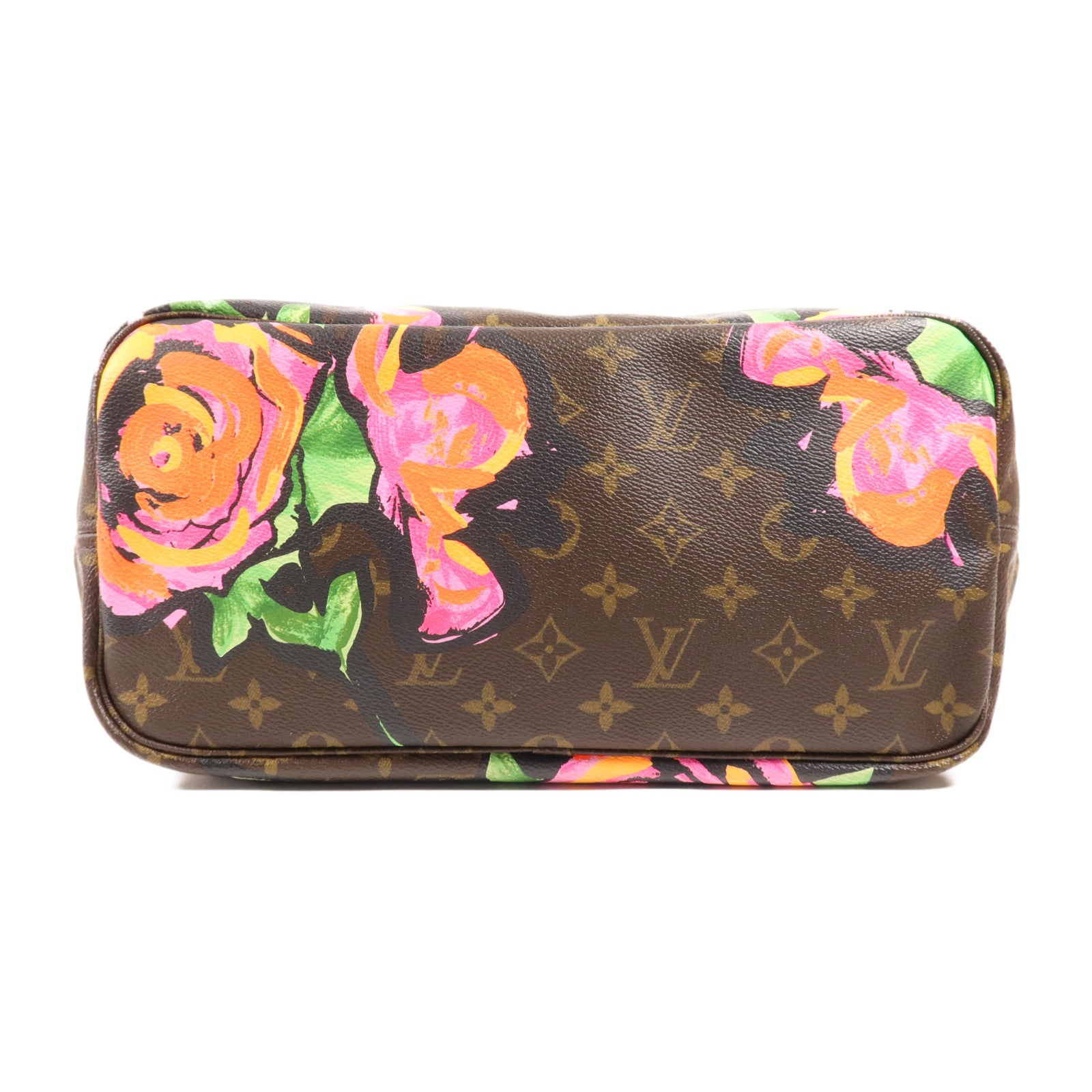 LOUIS VUITTON Monogram Rose Tote Neverfull MM金扣肩背袋