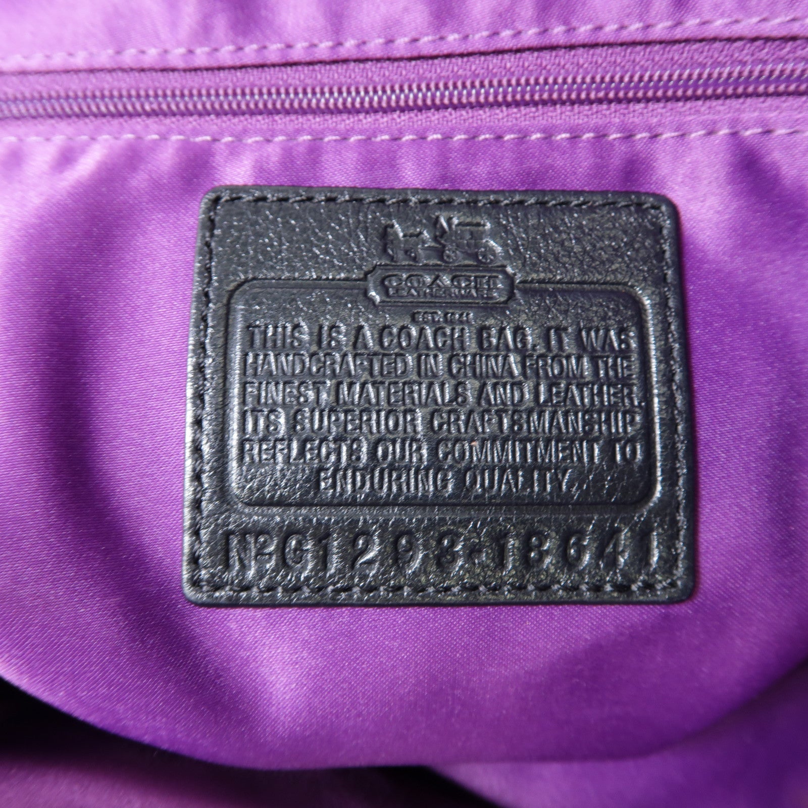 COACH 皮革2 Way Shoulder Bag金扣手挽肩背兩用袋黑色