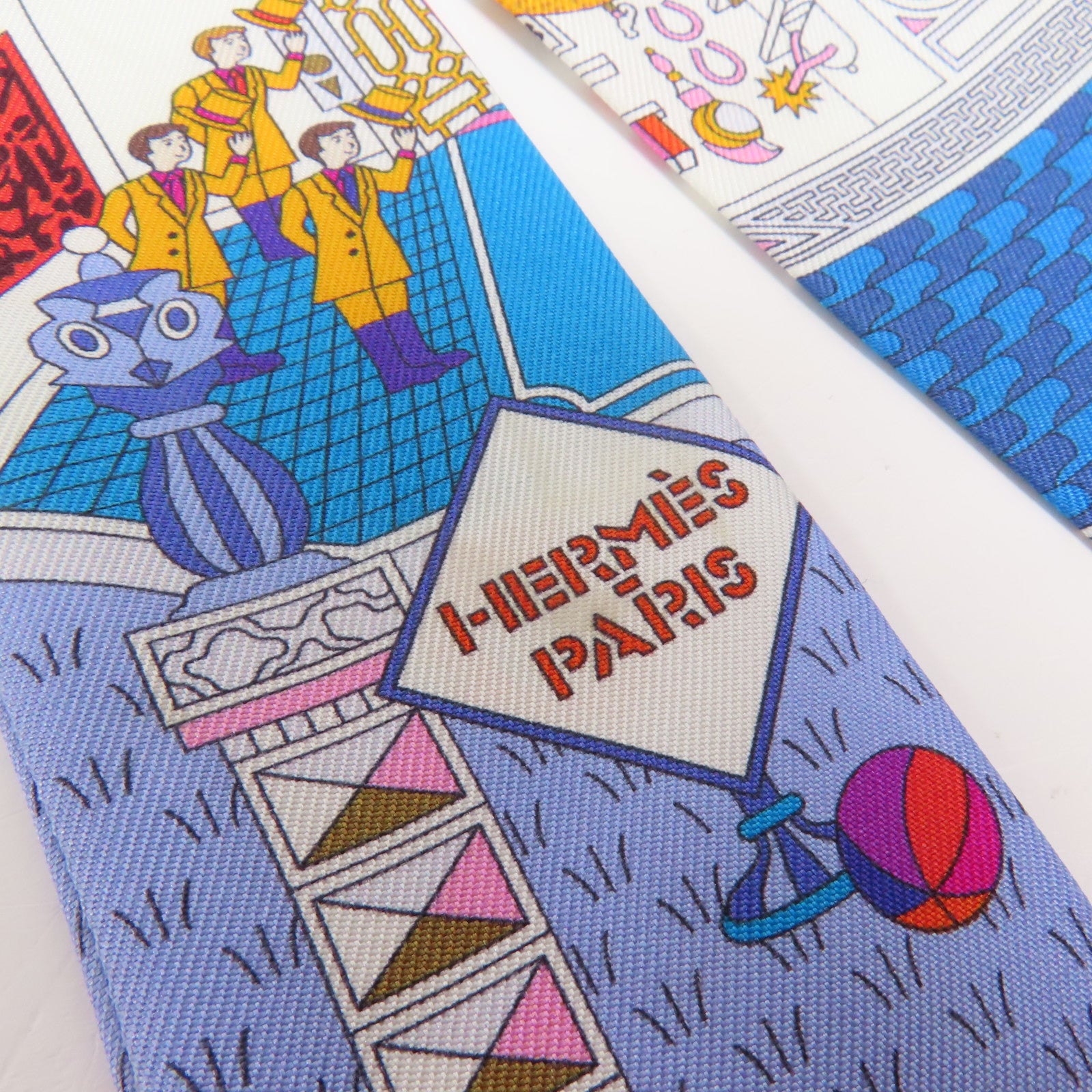 HERMES 絲質Twilly絲巾