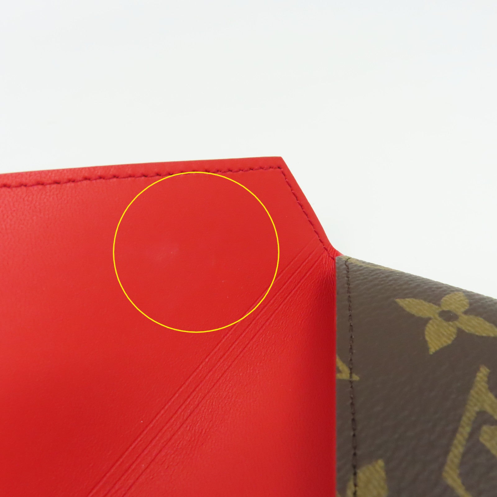 LOUIS VUITTON Monogram Kirigami Pochette金扣手拿包啡色/粉紅色