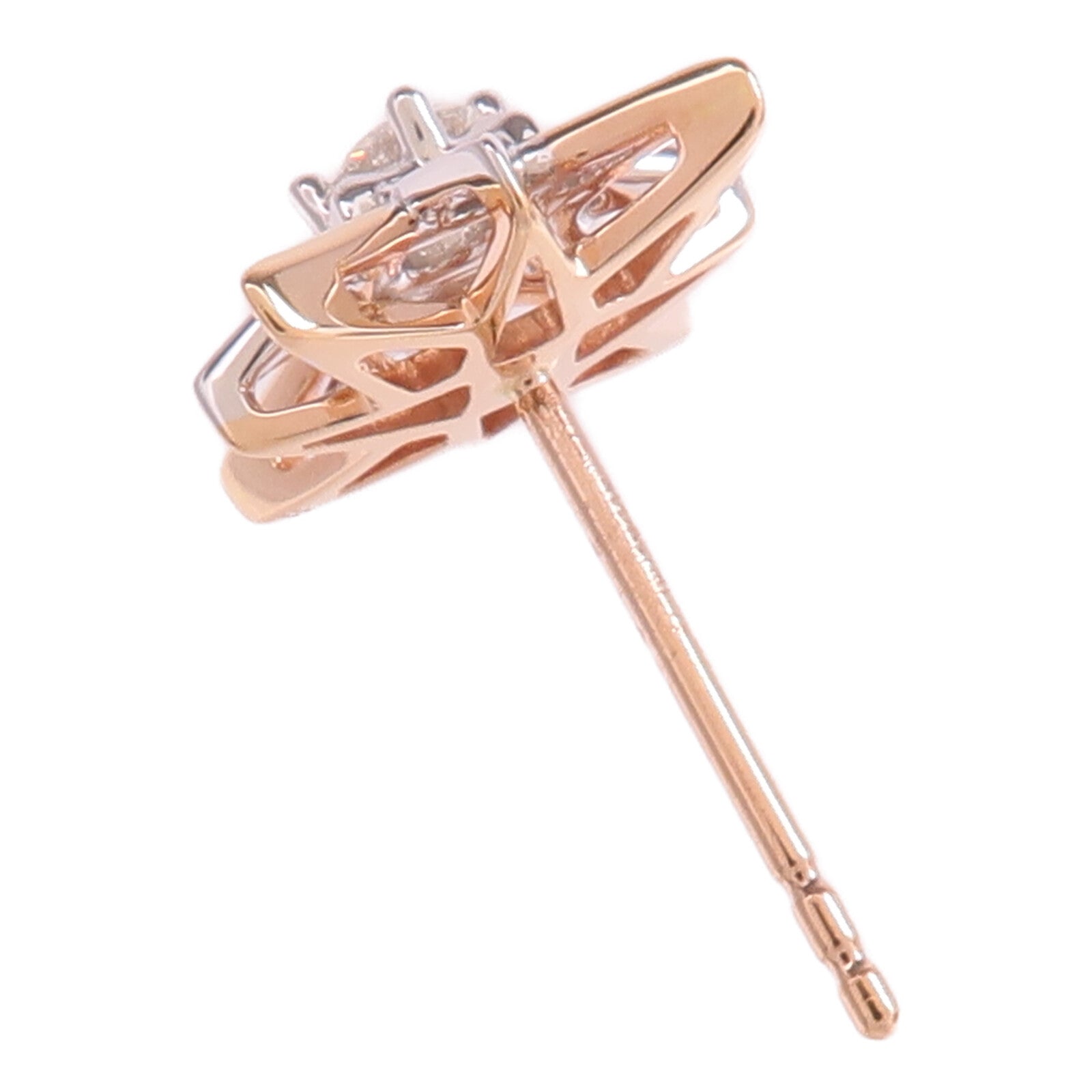 JEWELRY 18K白金/玫瑰金Diamond Earrings鑽石耳環