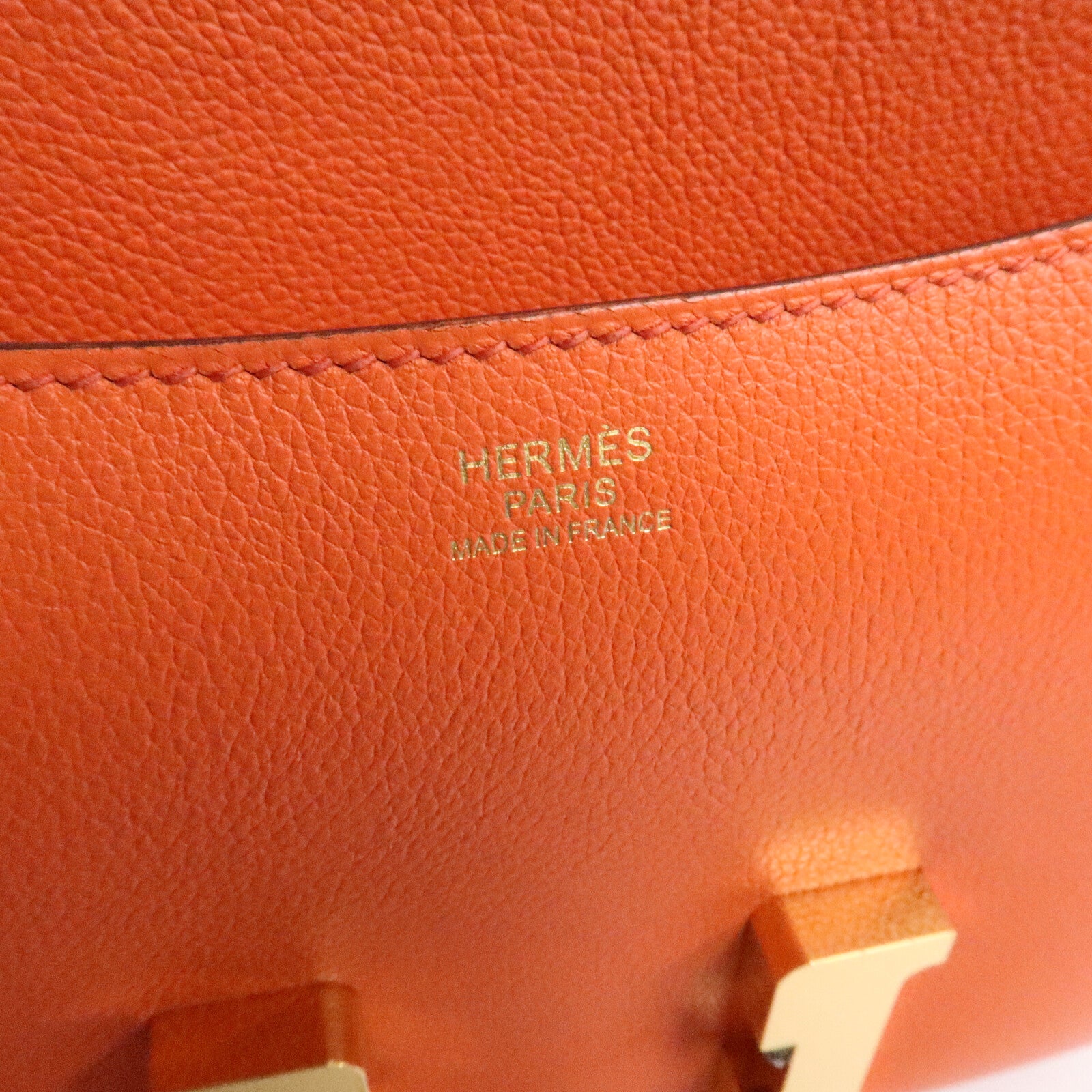 HERMES Evercolor皮革Constance 24肩背袋