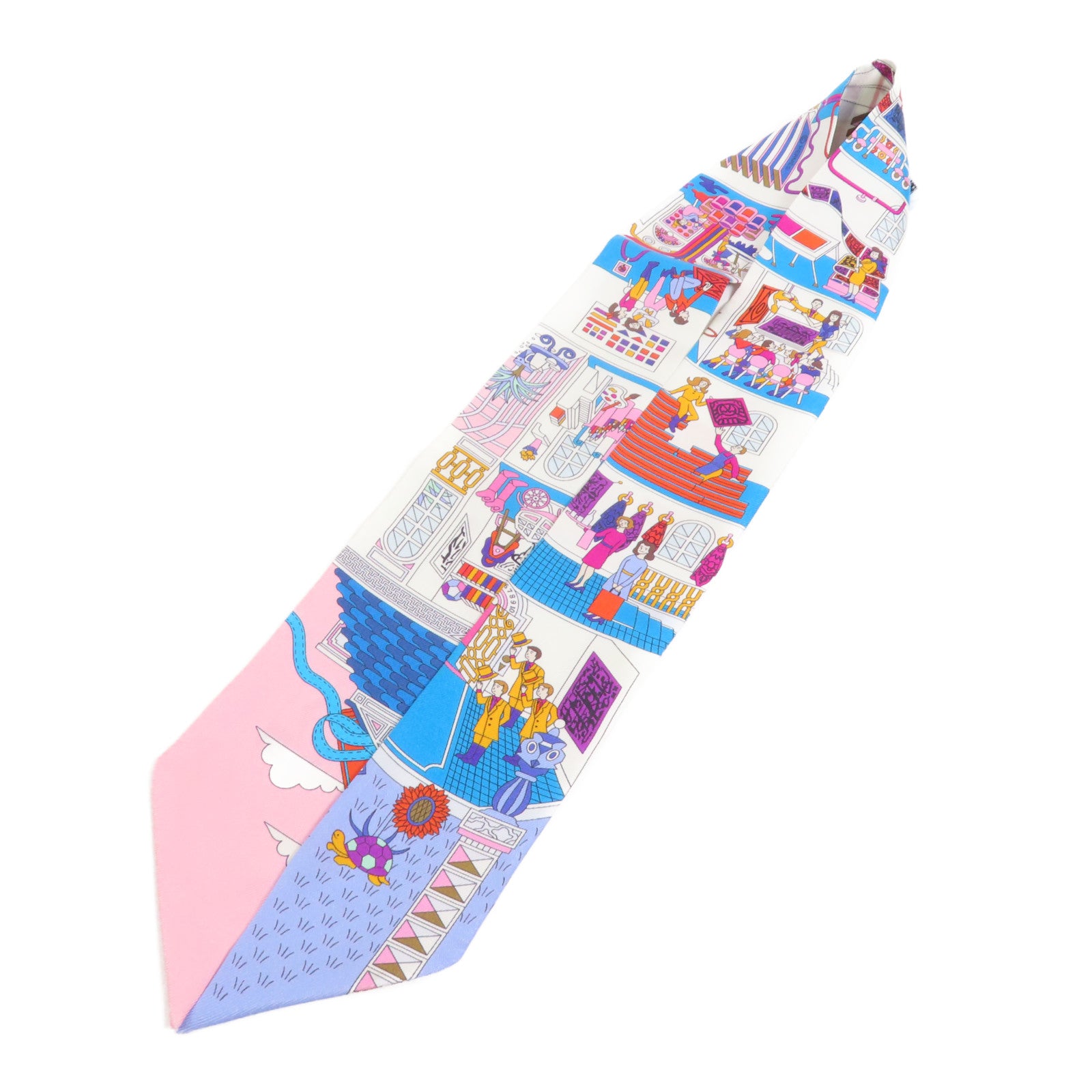 HERMES 絲質Twilly絲巾