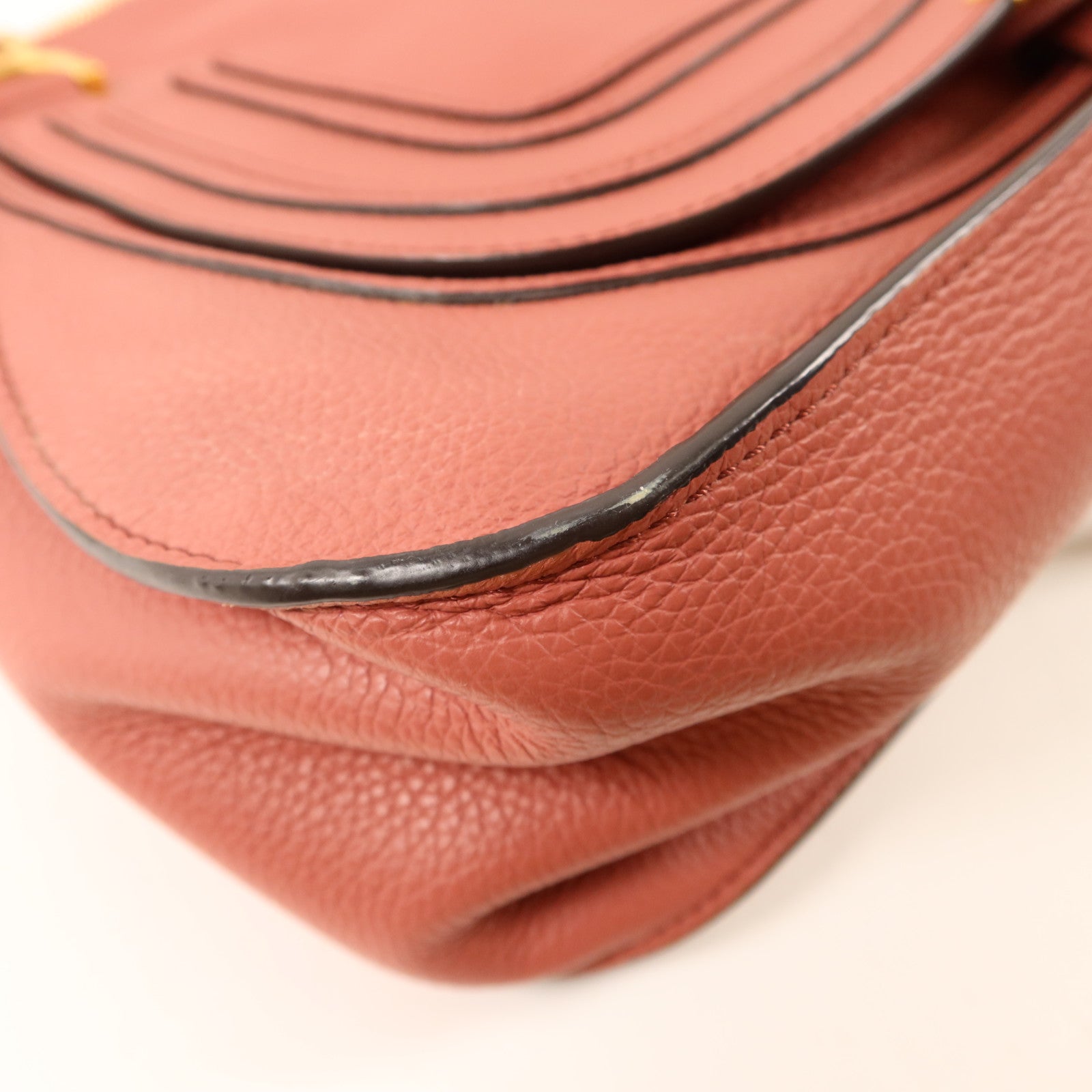 Chloe 牛皮皮革2 Way Shoulder Bag金扣手挽肩背兩用袋