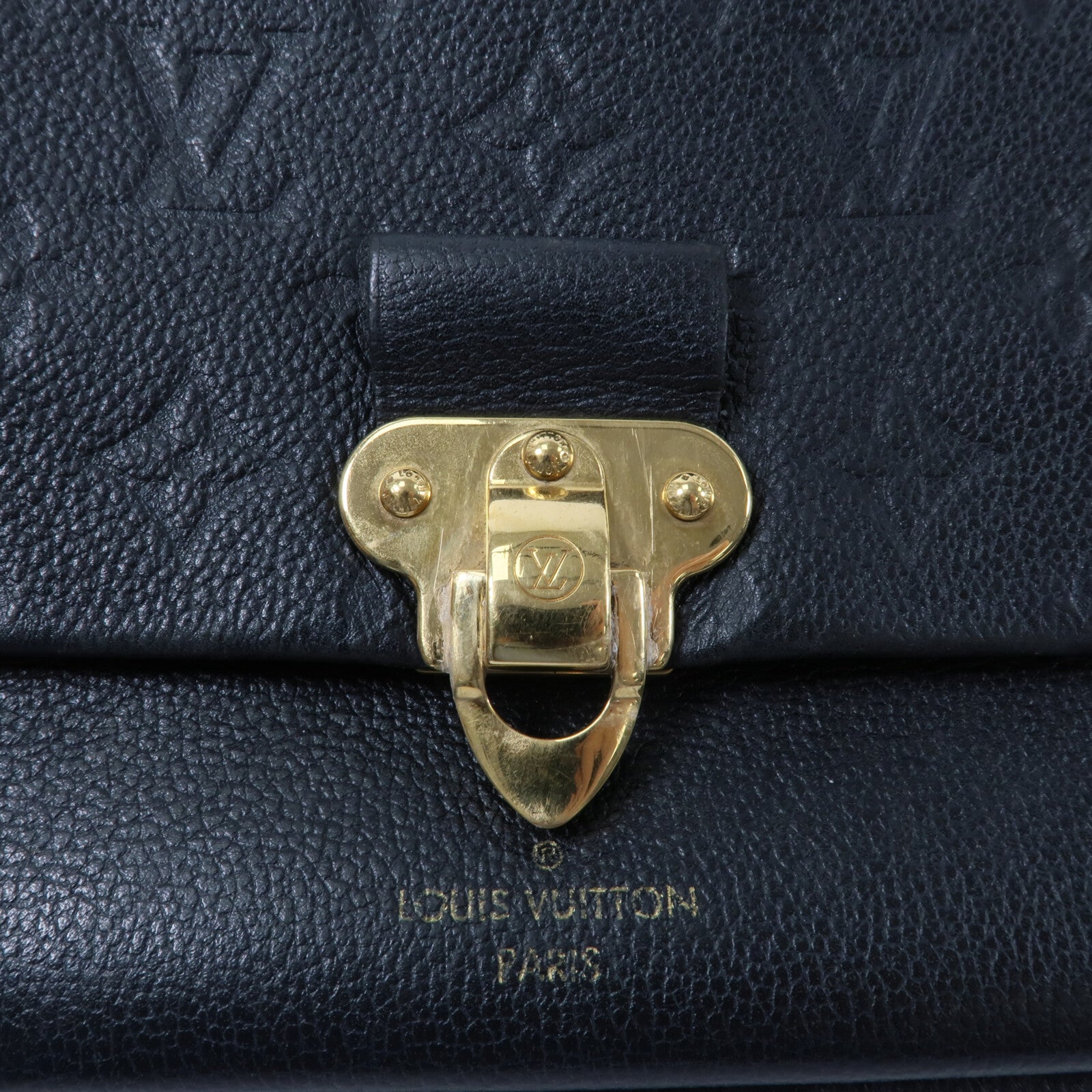 LOUIS VUITTON Monogram Empreinte Vavin BB鏈帶肩背袋