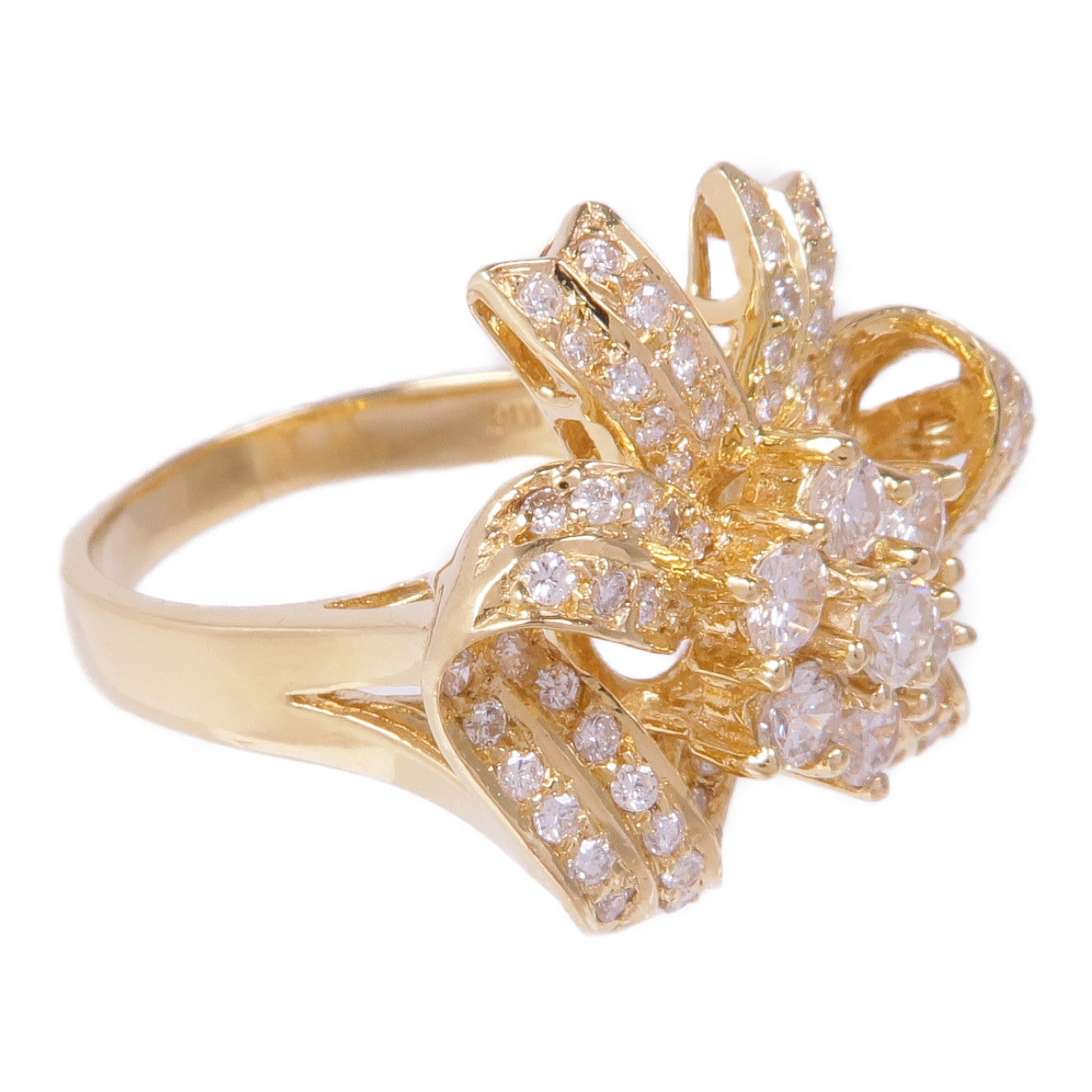 JEWELRY 18K黃金Diamond Ring鑽石戒指US#7.25