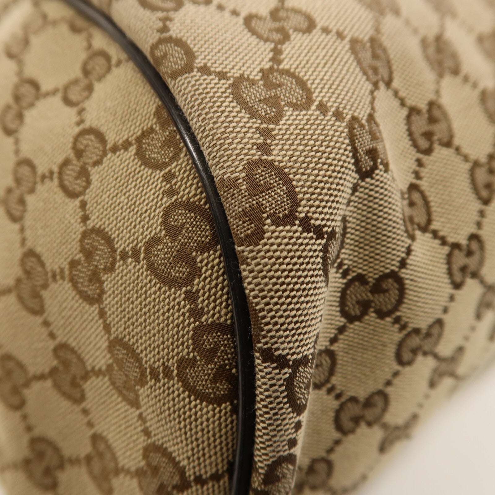 GUCCI 帆布Backpack銀扣背包