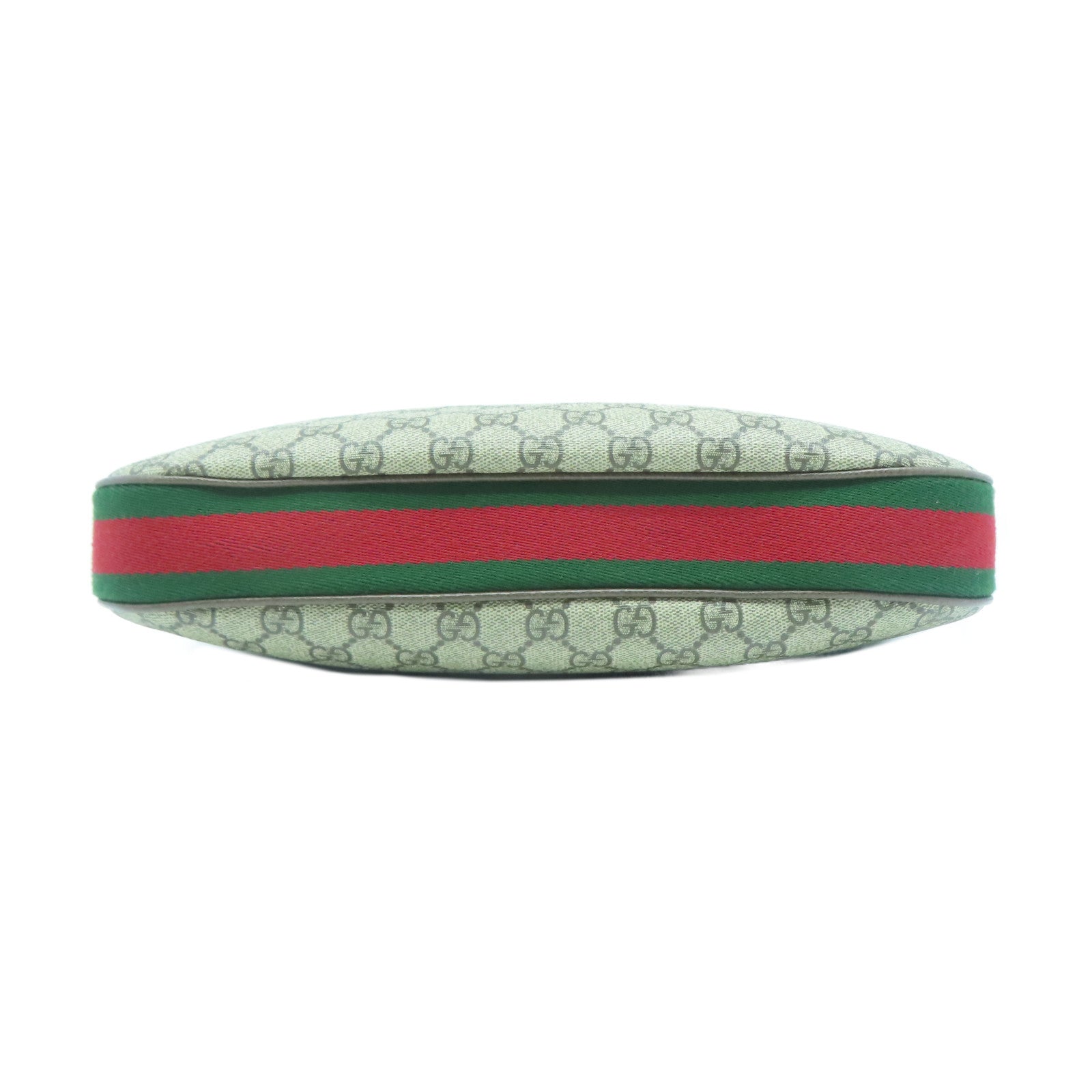 GUCCI 【激減優惠】塗層帆布2Way Shoulder銀扣手挽肩背兩用袋啡色