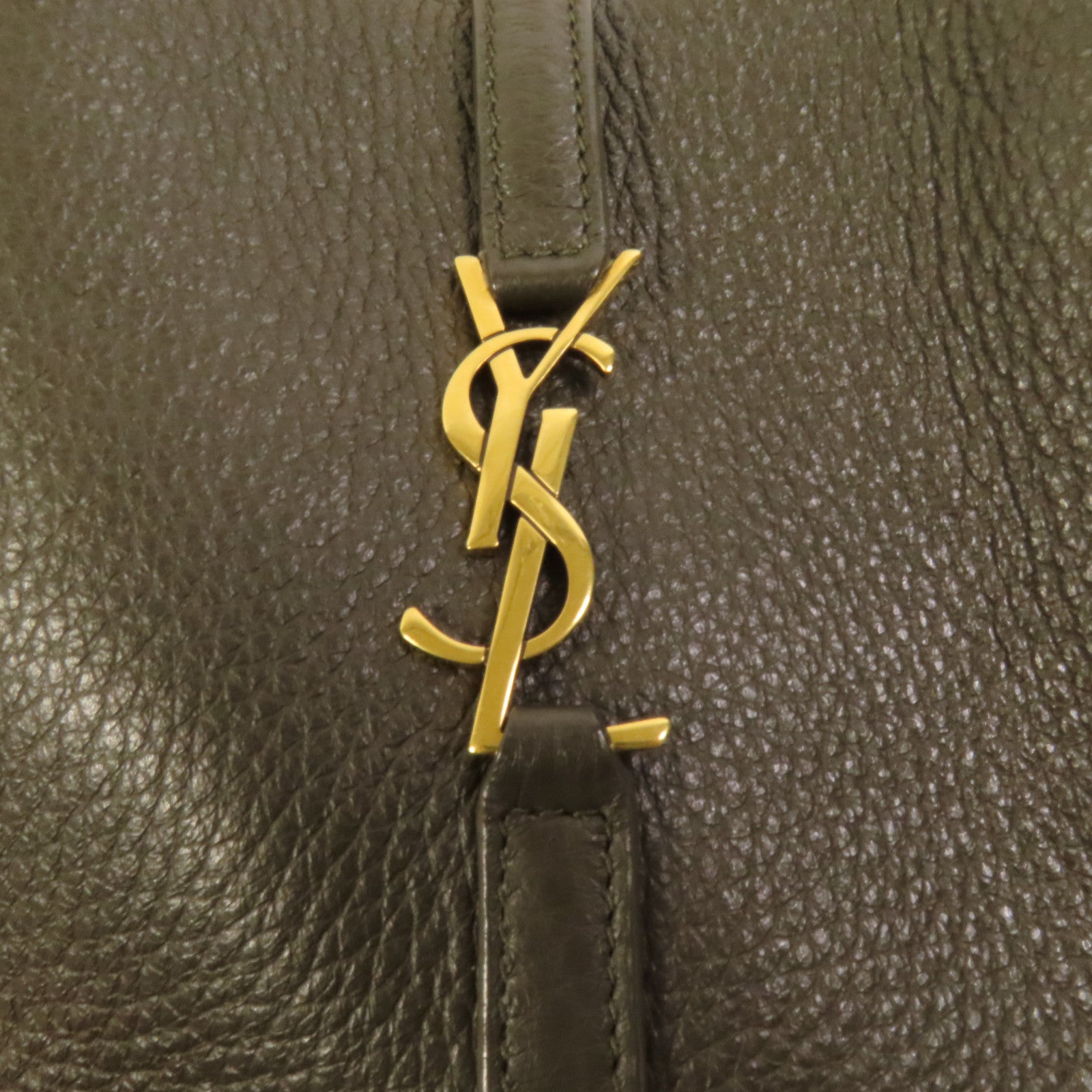 SAINT LAURENT 牛皮皮革LE 5A7金扣肩背袋