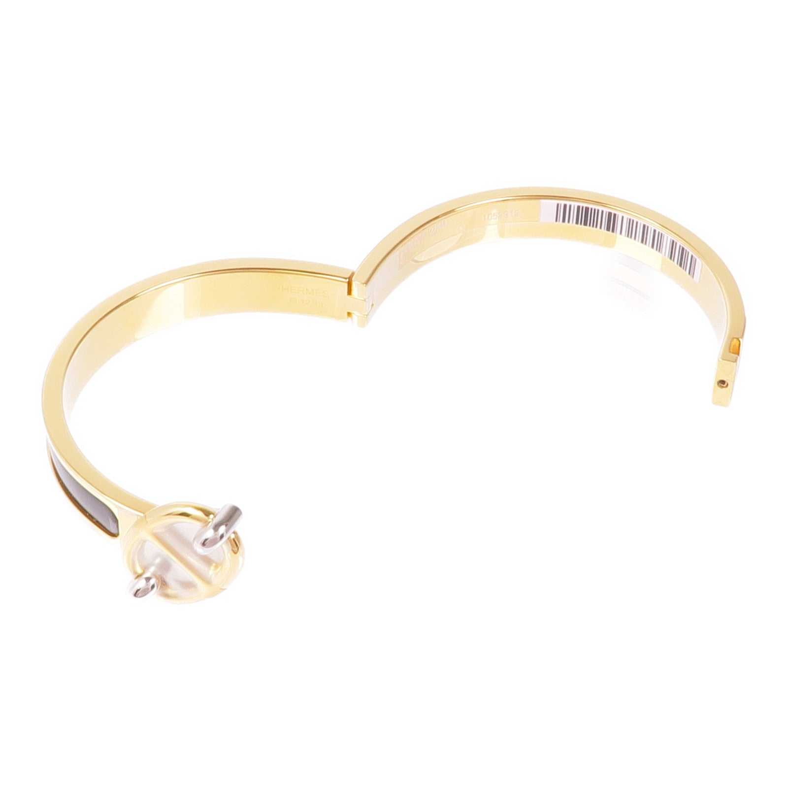 HERMES 金屬Mini Clic Chaine D'Ancre Bracelet手鐲Noir