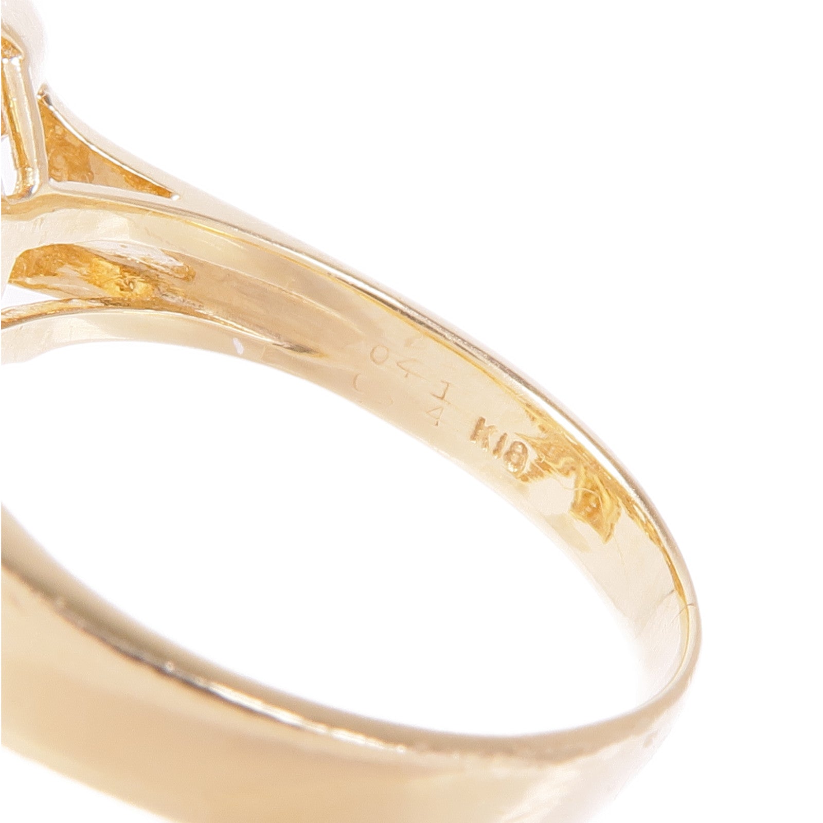 JEWELRY 18K黃金Diamond Ring鑽石戒指US#7.25