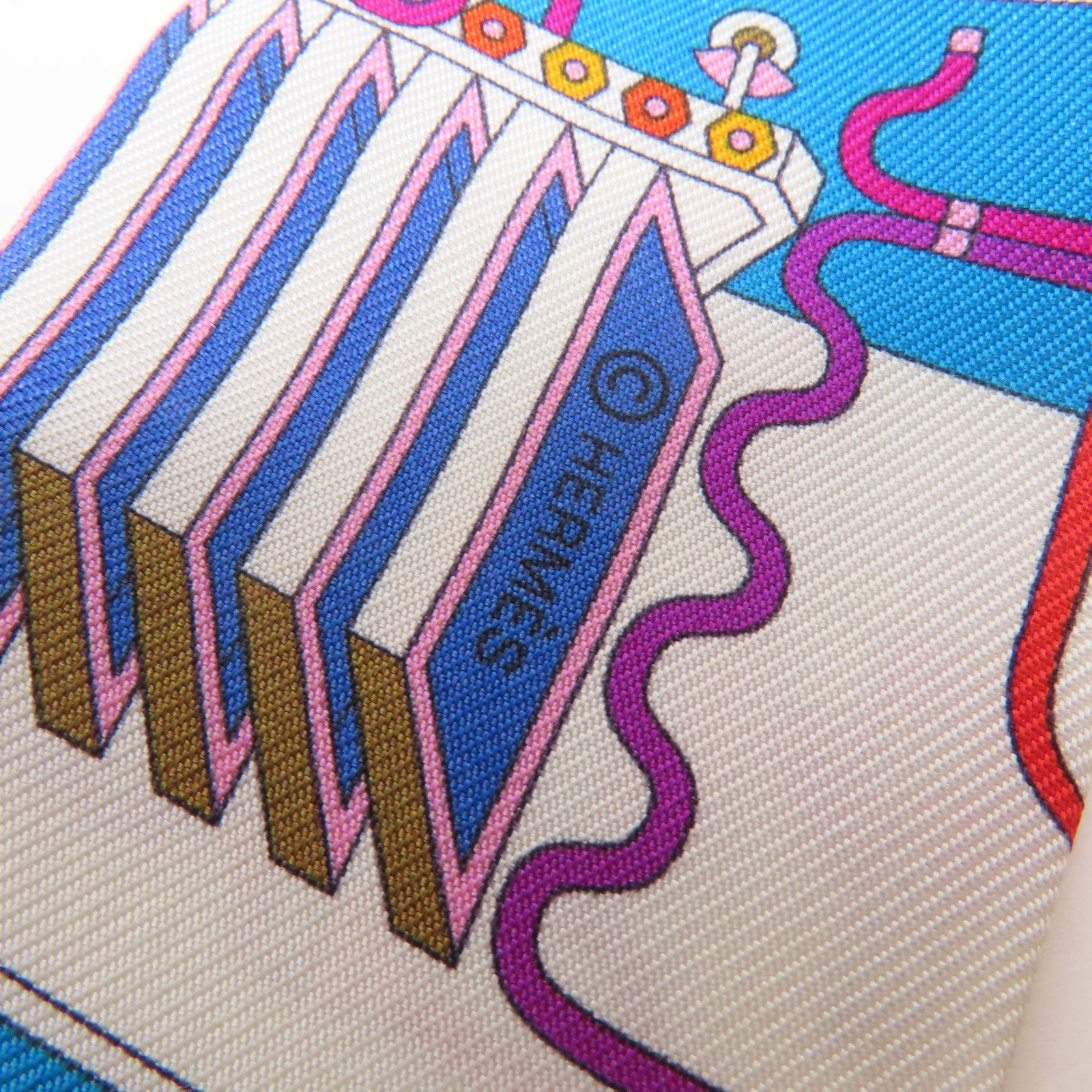 HERMES 絲質Twilly絲巾