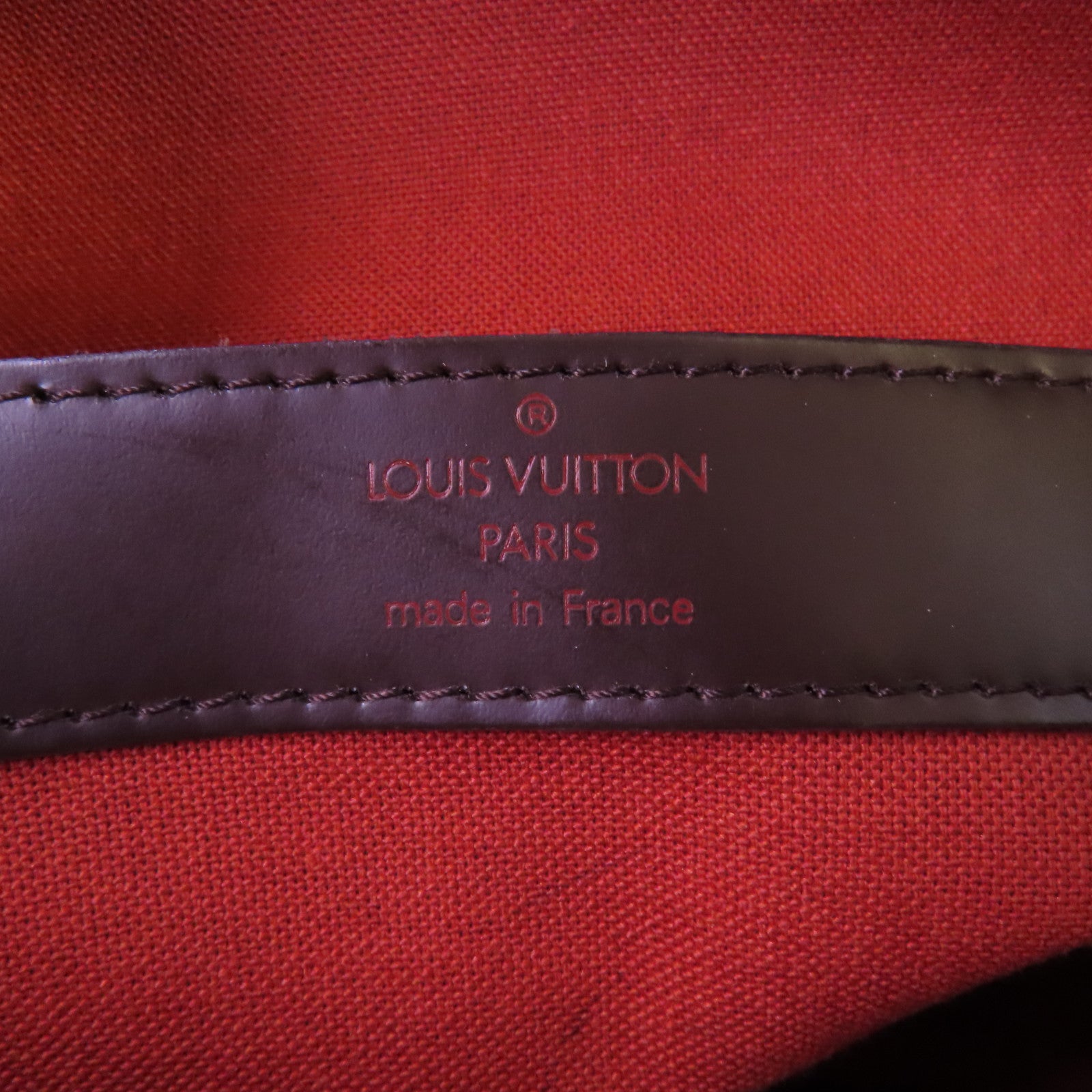 LOUIS VUITTON Damier Naviglio金扣肩背袋