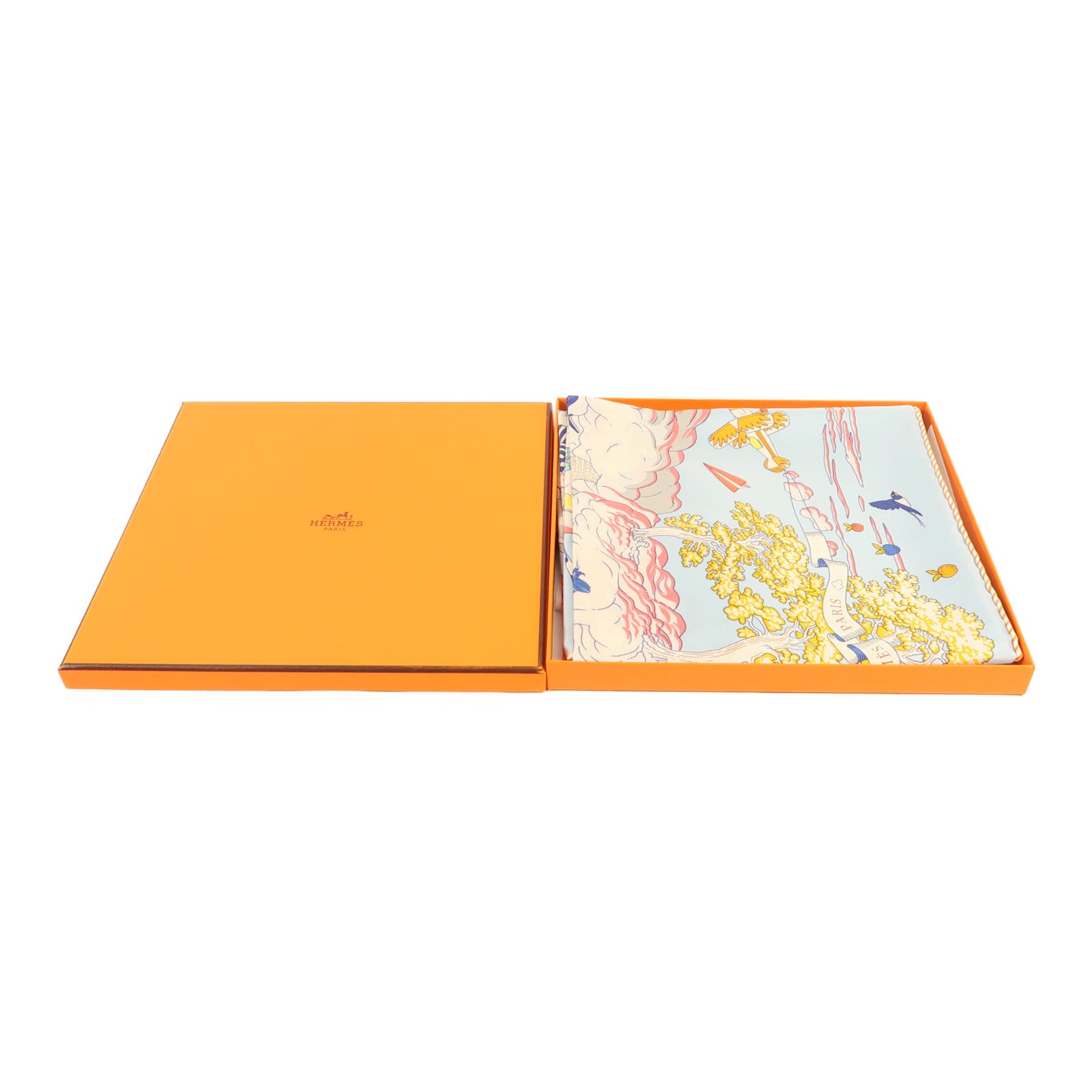 HERMES 絲質Scarf 90x90絲巾