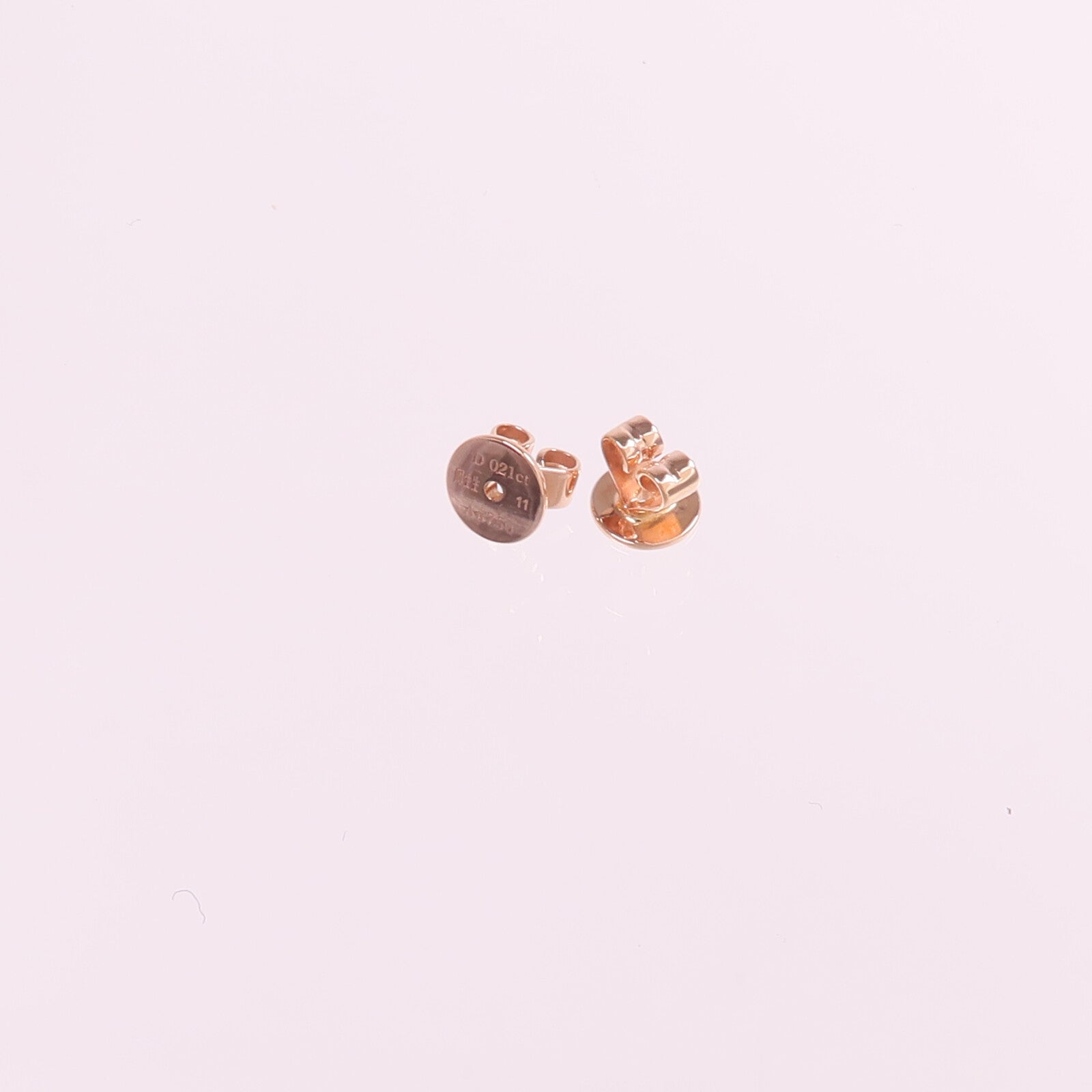 JEWELRY 18K白金/玫瑰金Diamond Earrings鑽石耳環