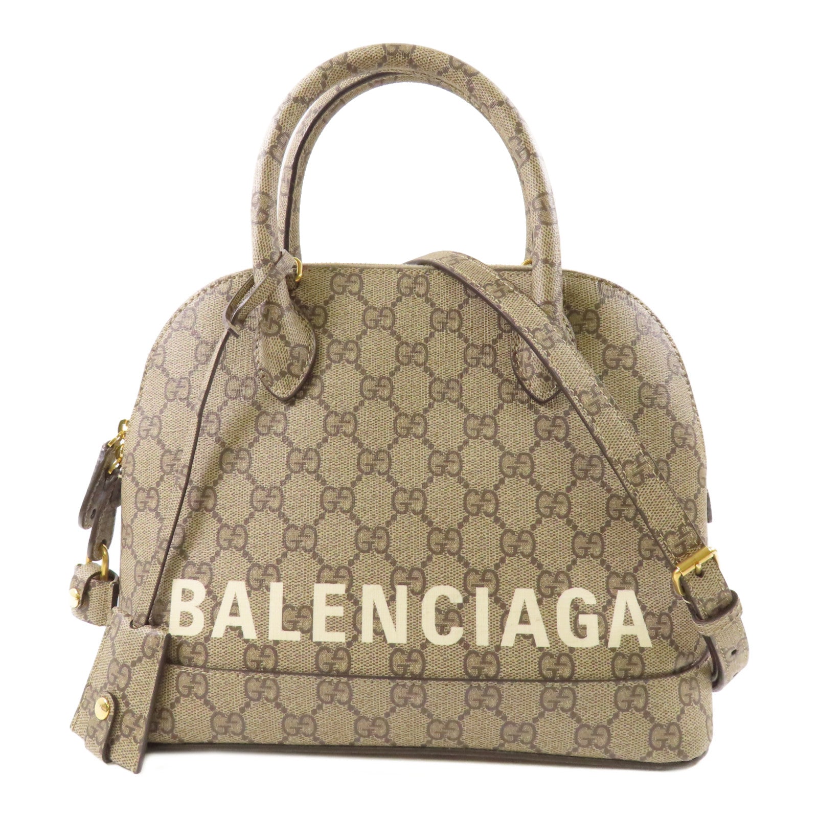 GUCCI 【激減優惠】塗層帆布Gucci x Balenciaga Shoulder Bag肩背袋