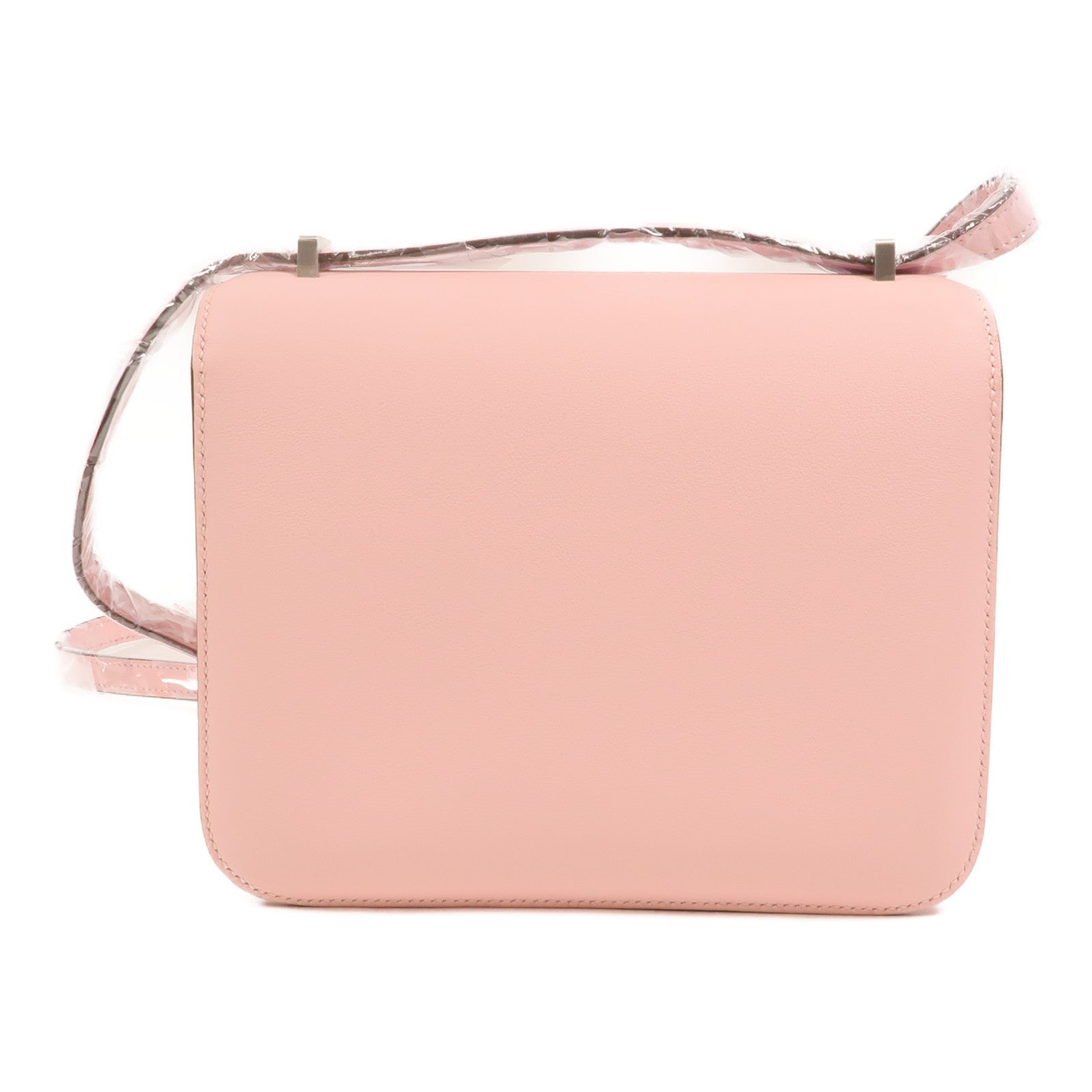 HERMES Swift皮革Constance Mini肩背袋Rose Sakura
