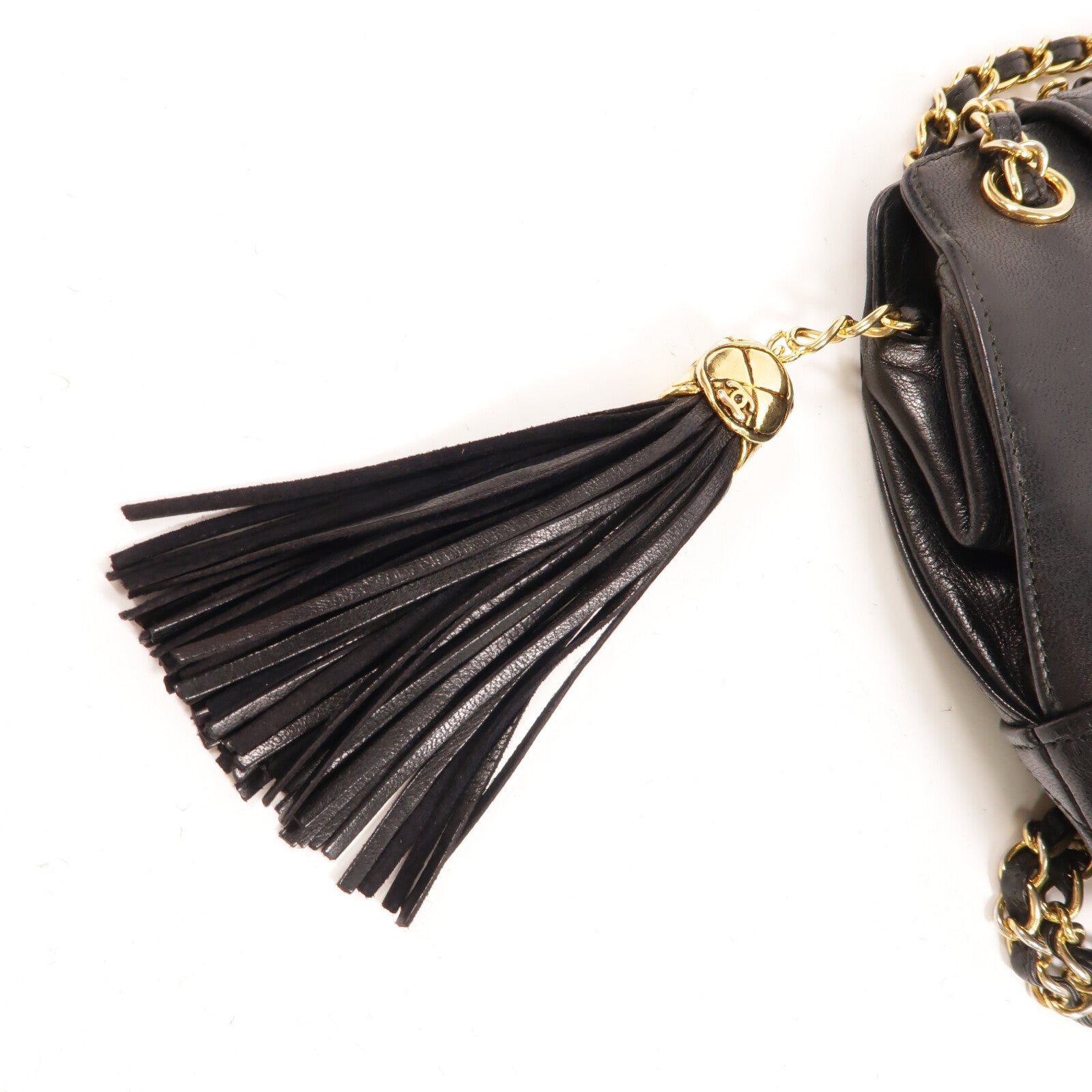 CHANEL 羊皮皮革Vintage Tassel Bag肩背袋
