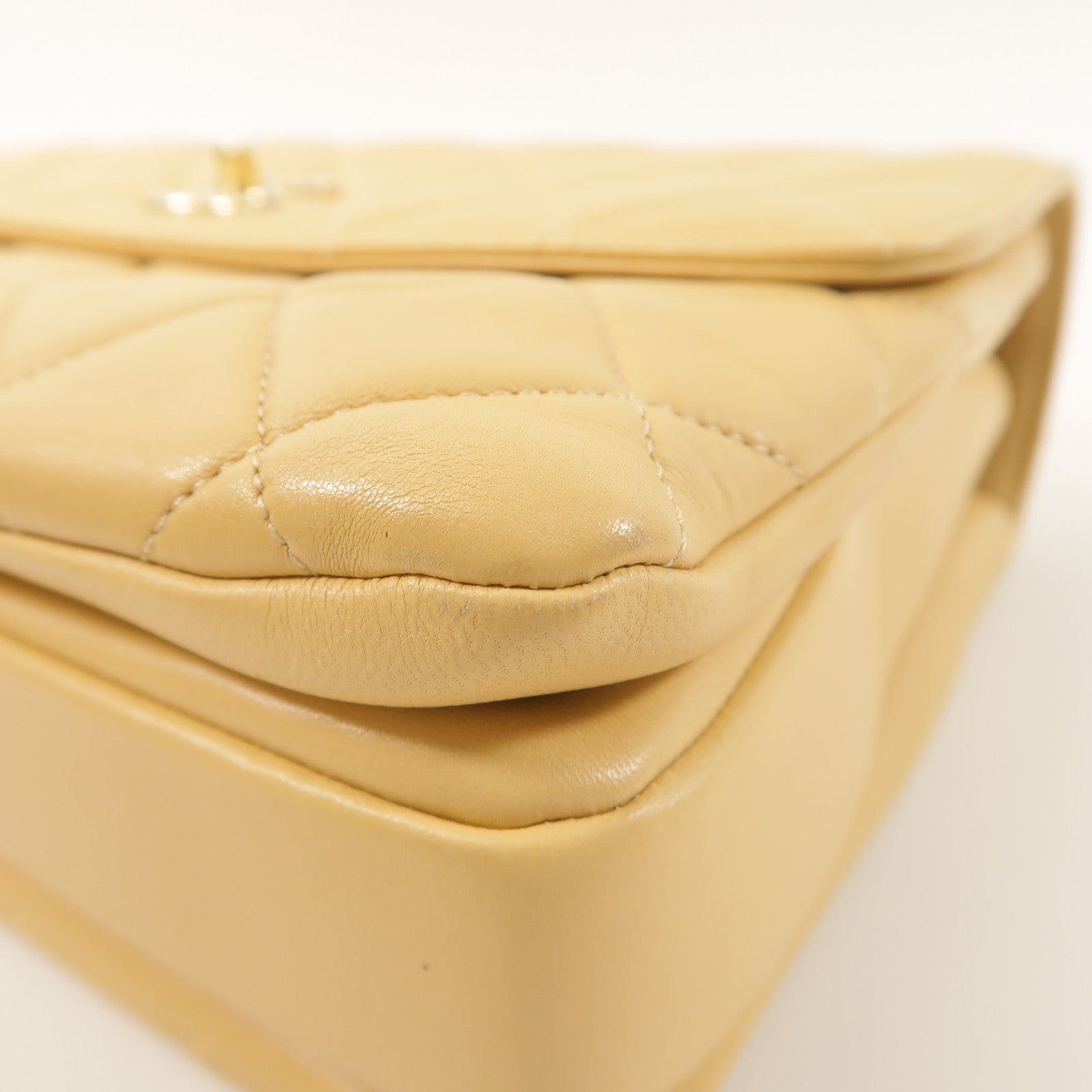 CHANEL 羊皮皮革Trendy CC Bag金扣手挽肩背兩用袋