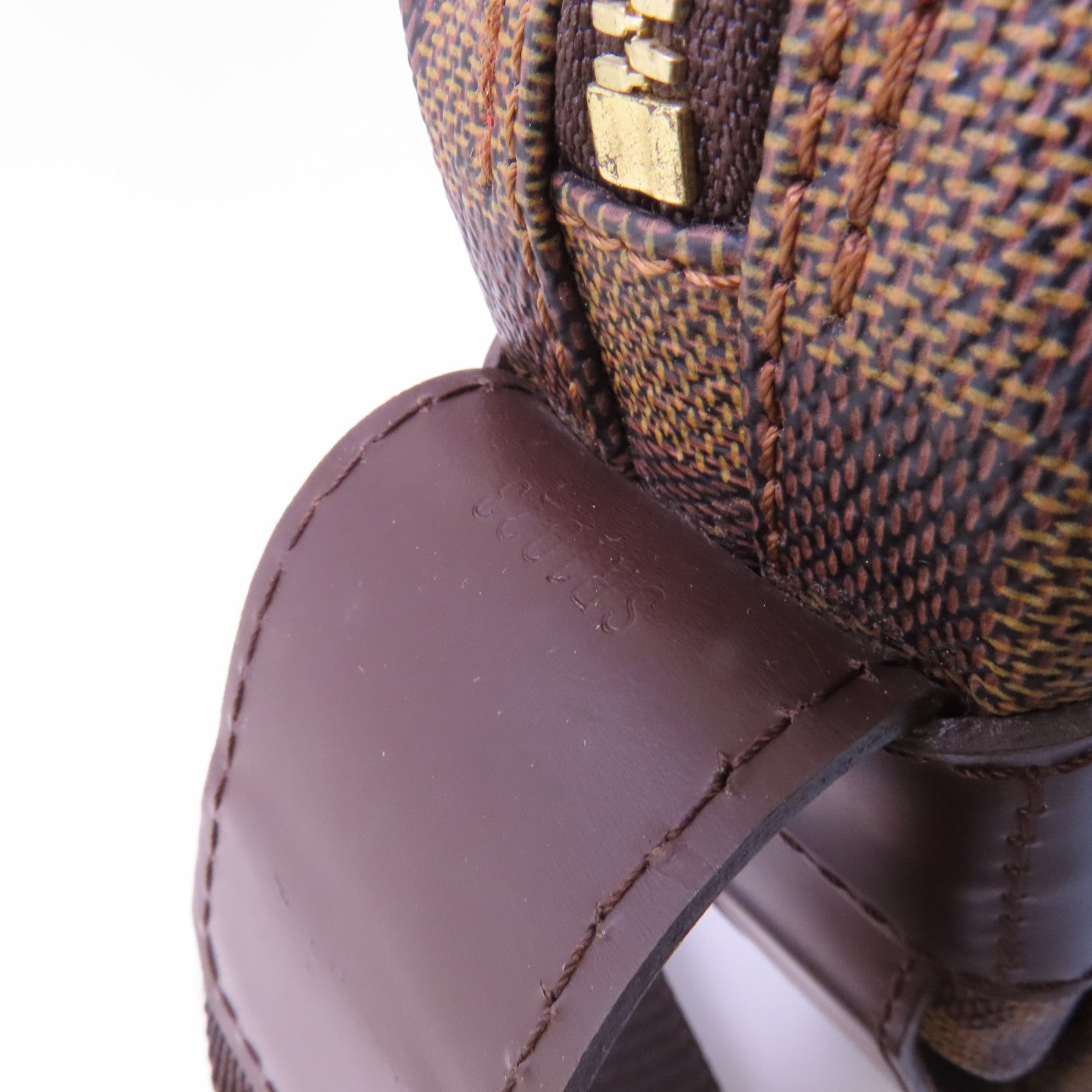 LOUIS VUITTON Damier Naviglio金扣肩背袋