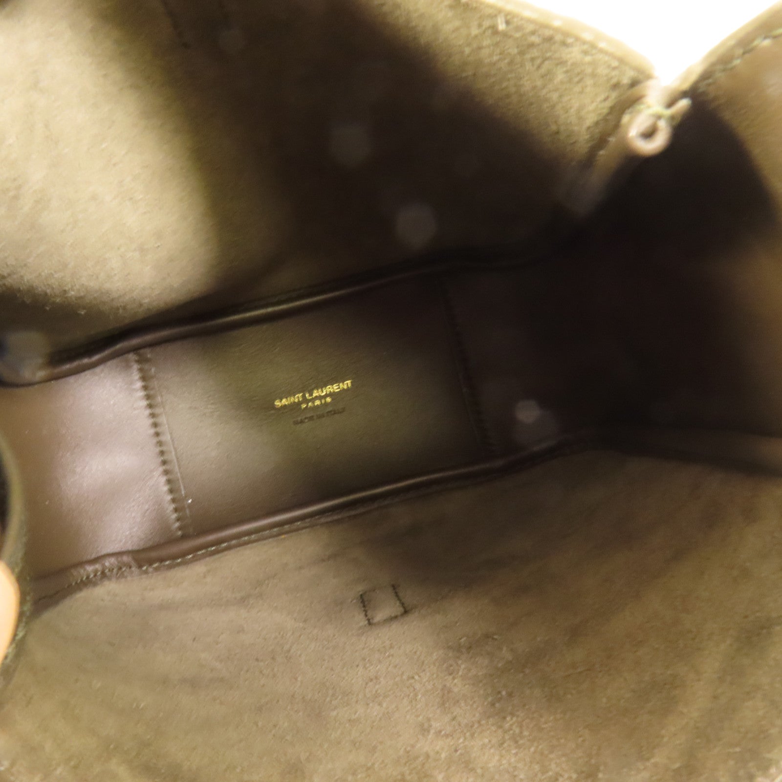 SAINT LAURENT 牛皮皮革LE 5A7金扣肩背袋