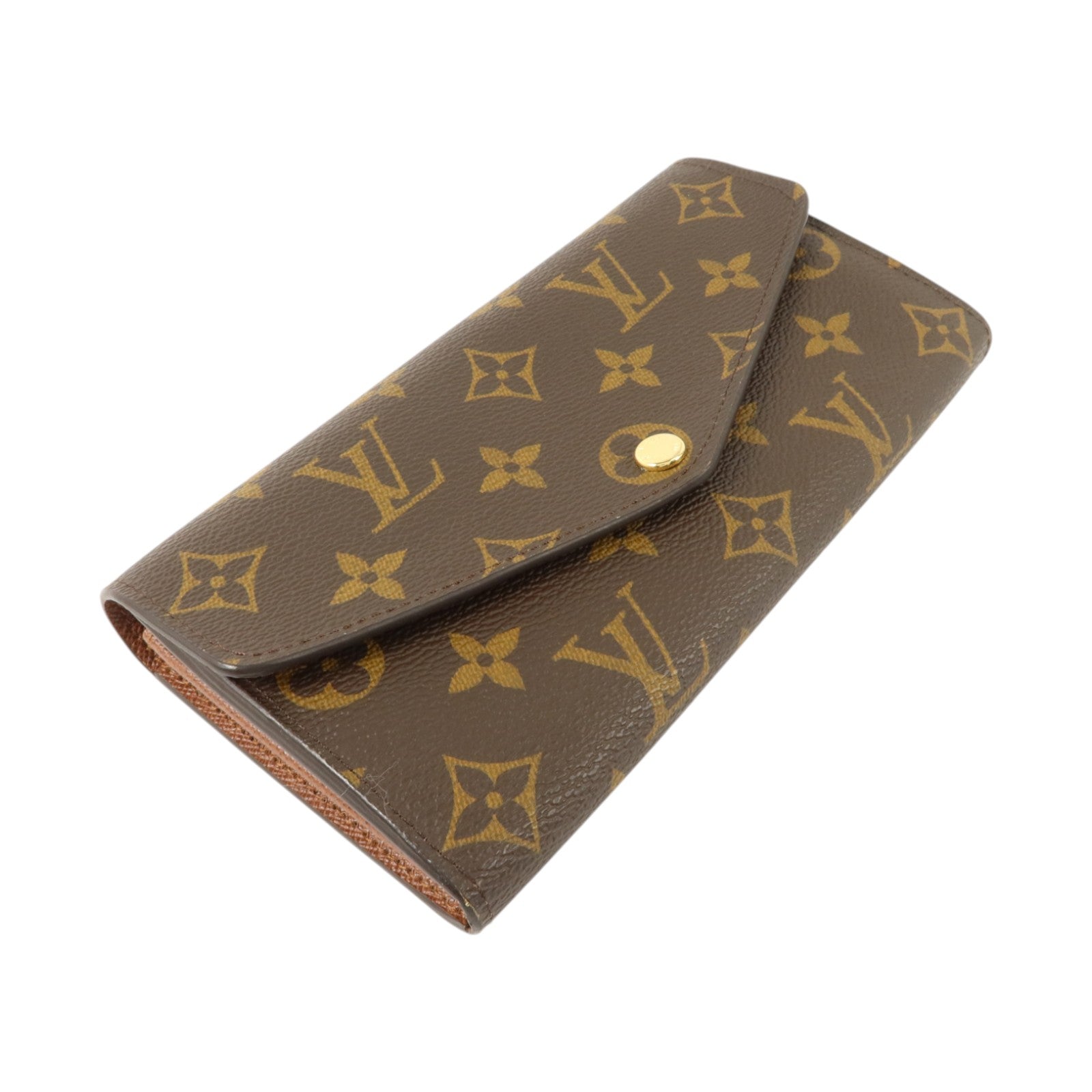 LOUIS VUITTON Monogram Portefeuille Sara金扣長錢包