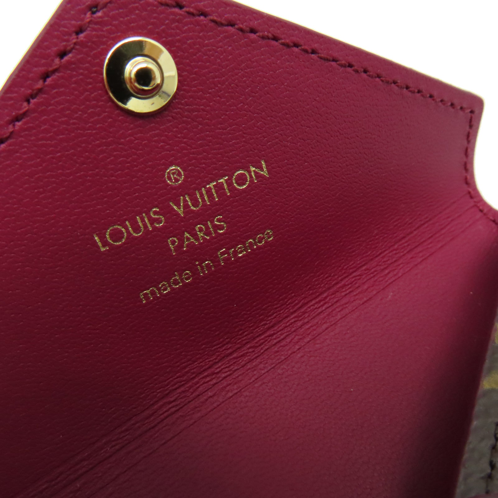 LOUIS VUITTON Monogram Kirigami Pochette金扣手拿包啡色/粉紅色